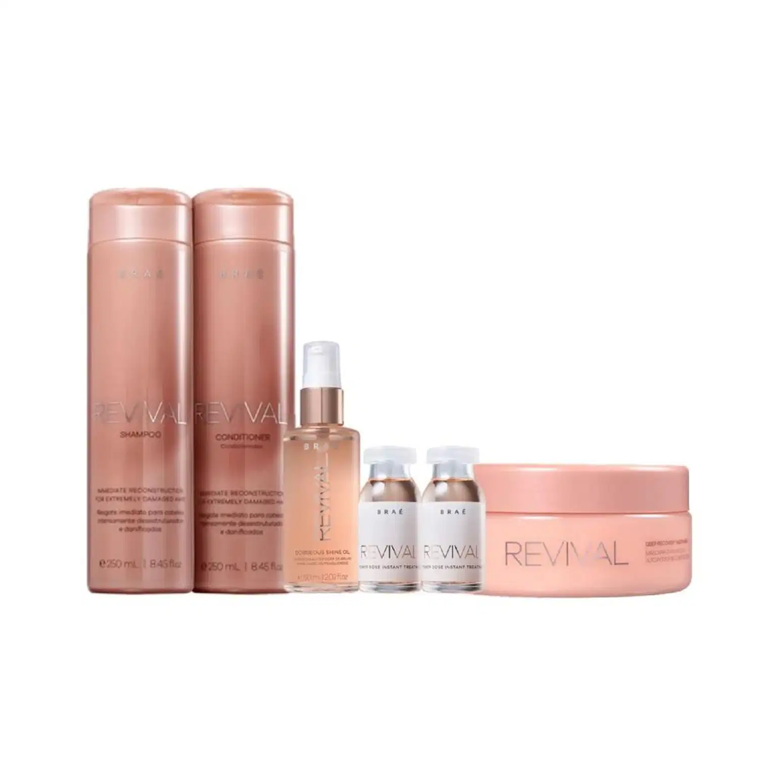 Kit Braé Revival Powerful Home Care (6 Produtos)