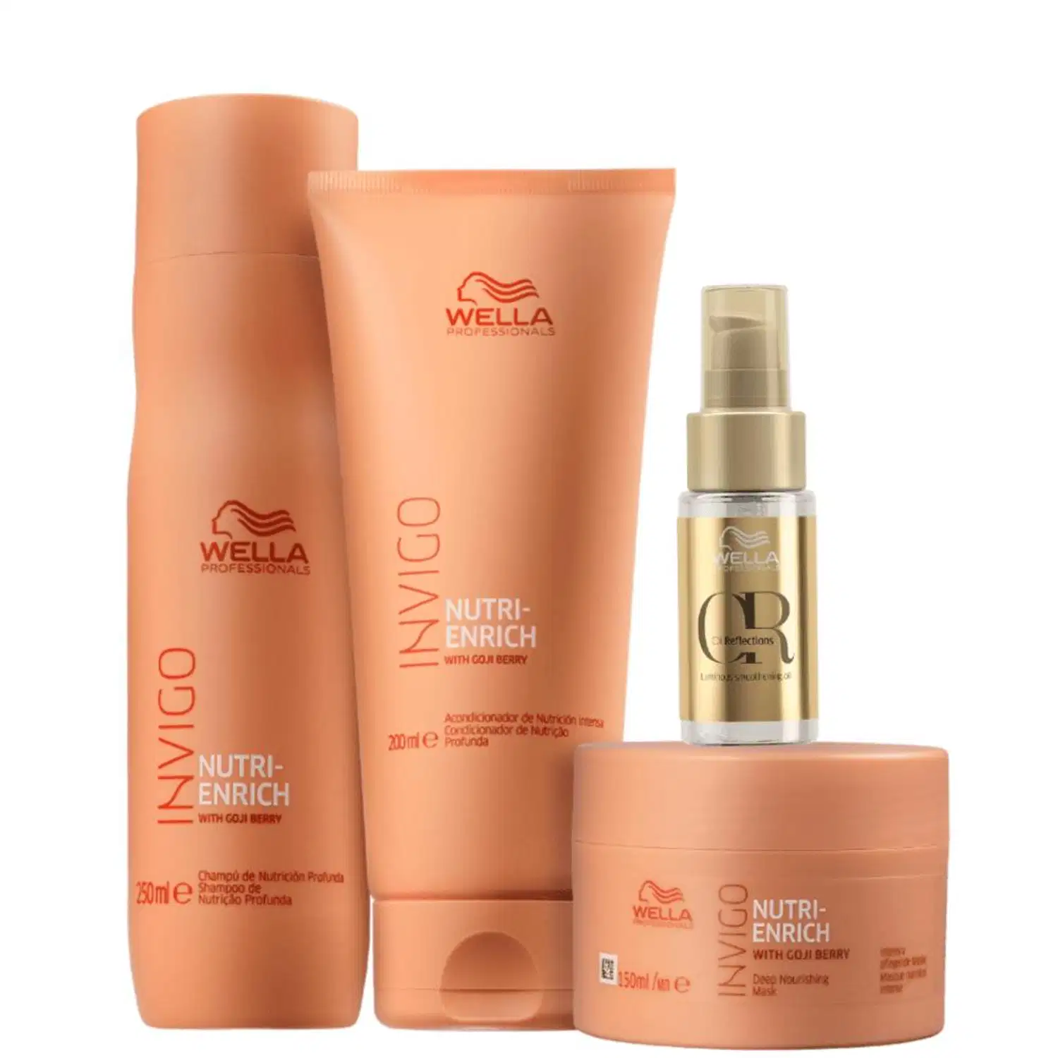 Kit Wella Professionals Invigo Nutri-Enrich Reflections Day (4 Produtos)