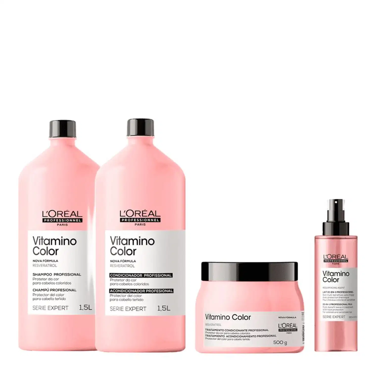 Kit L'Oréal Professionnel Serie Expert Vitamino Color Salon Full (4 Produtos)