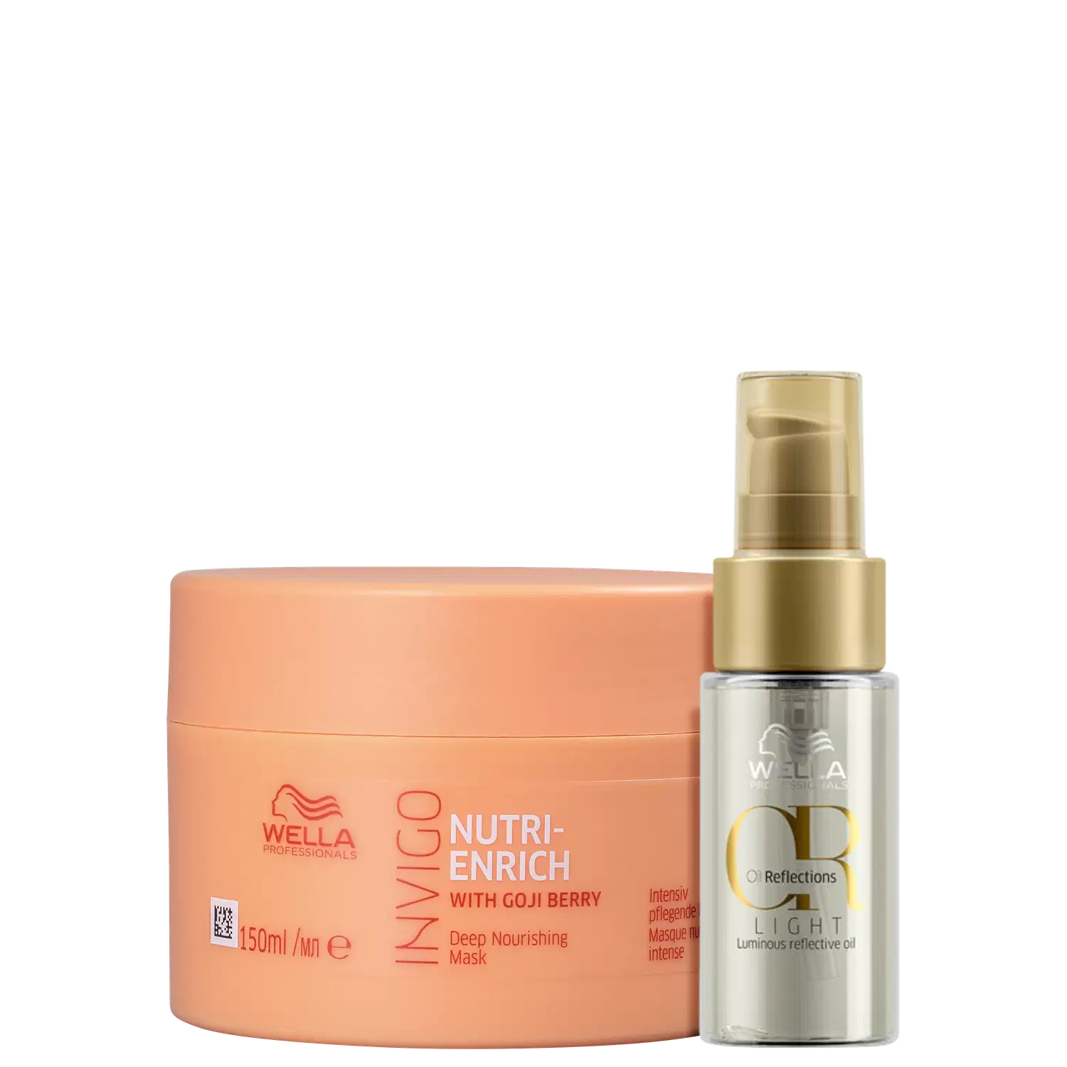 Kit Wella Professionals Nutri-Enrich Mask Oil Light (2 Produtos)