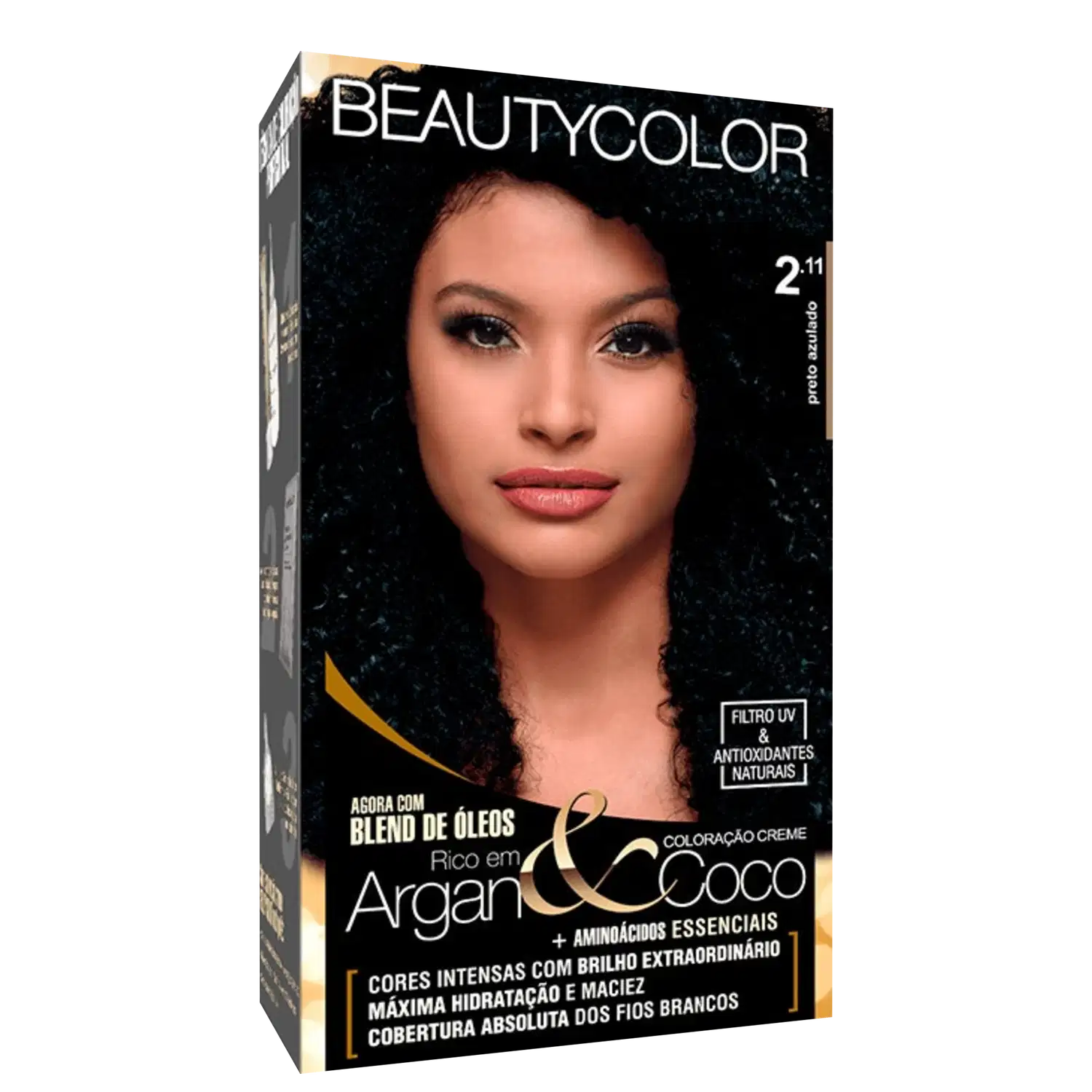 BeautyColor 2.11 Preto Azulado - Coloração Permanente