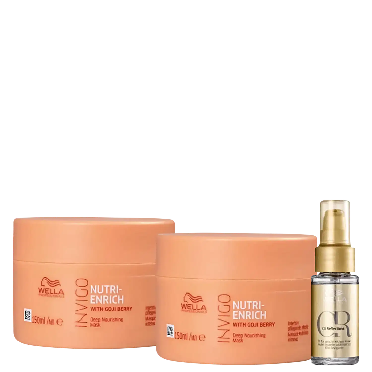 Kit Wella Professionals Nutri-Enrich Combo Mask + Reflections (3 Produtos)