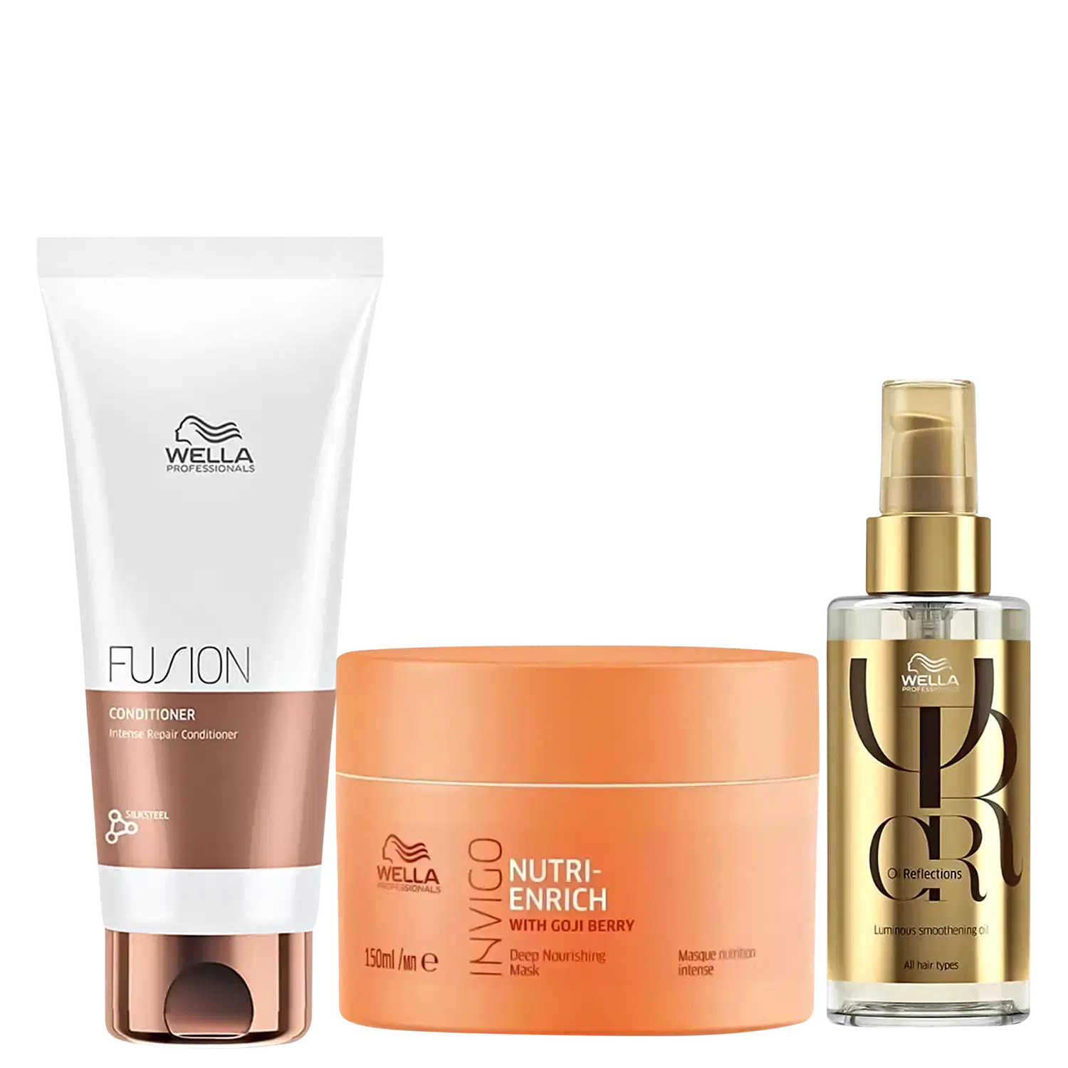 Kit Wella Professionals Nutri-Enrich Fusion Reflections Incredible (3 Produtos)