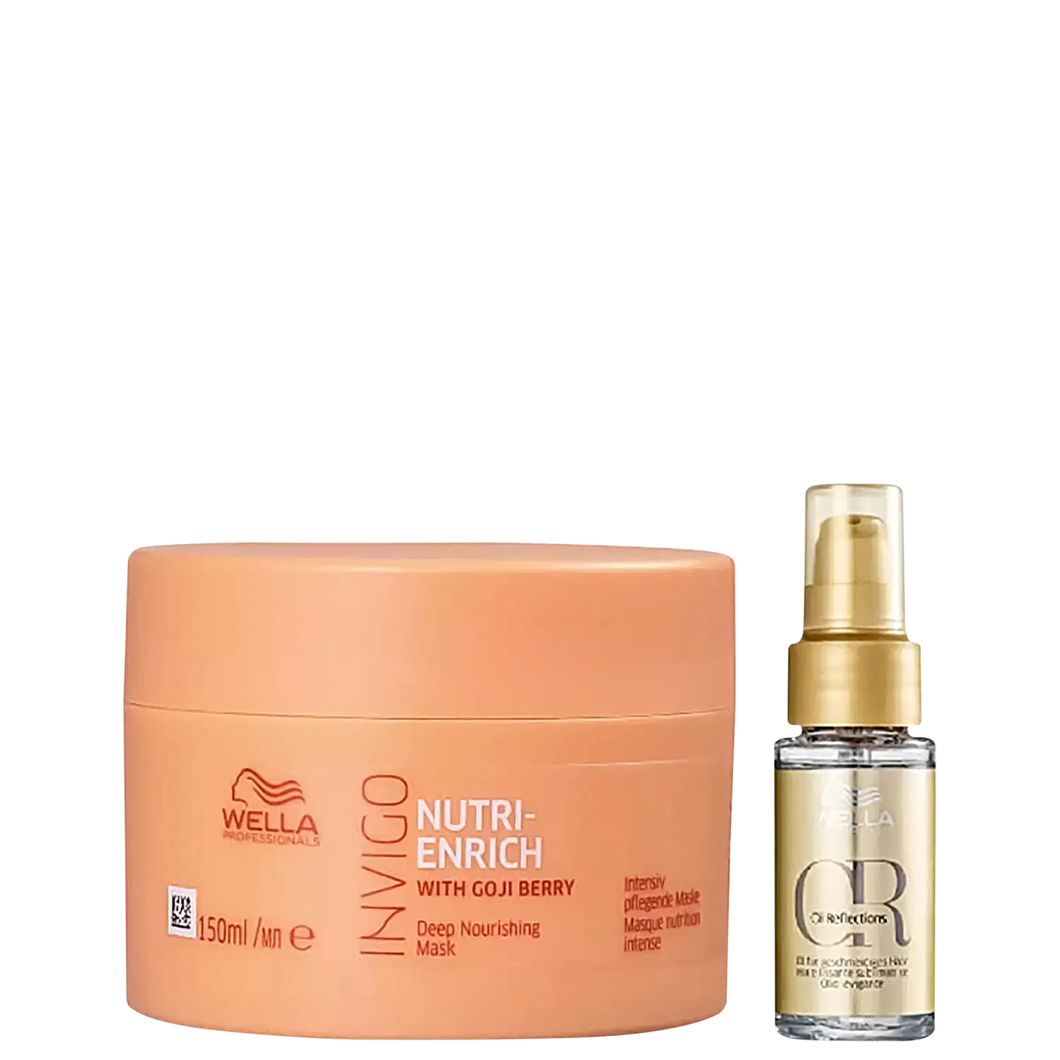 Kit Wella Professionals Invigo Nutri-Enrich & Oil Reflections Duo Tratamento (2 Produtos)