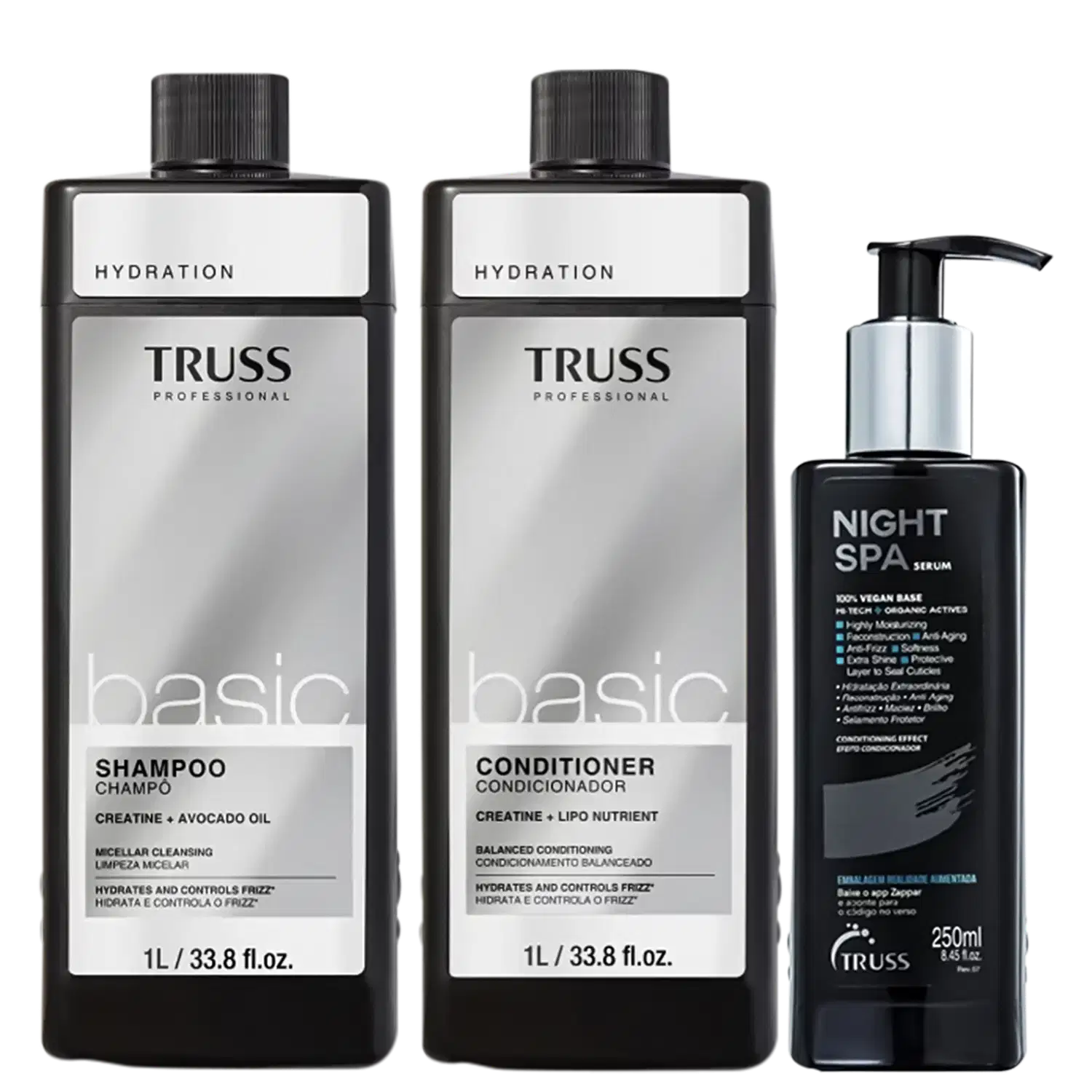Kit TRUSS Basic + Night SPA (3 Produtos)