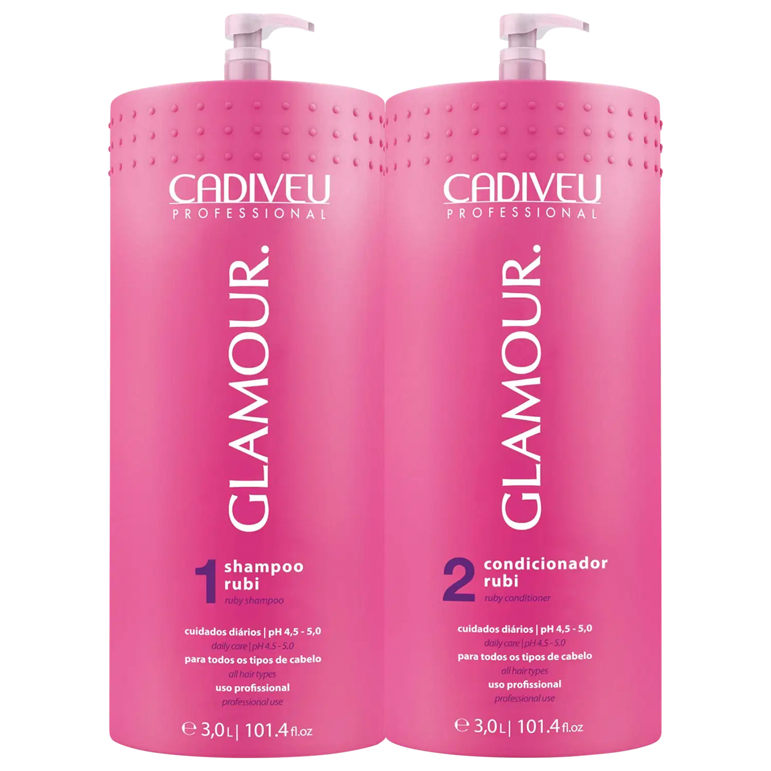 Cadiveu Glamour Rubi Shampoo+Condicionador 3L