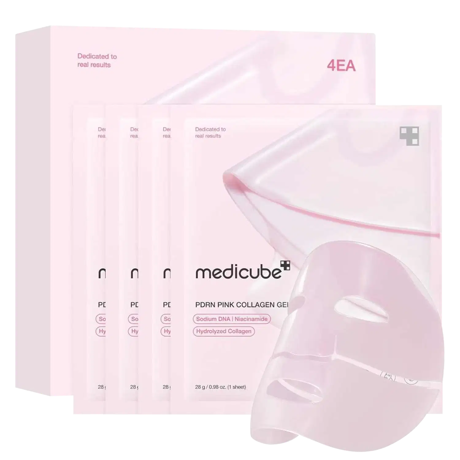 Mascara Facial Medicube PDRN em Gel - 4 unidades