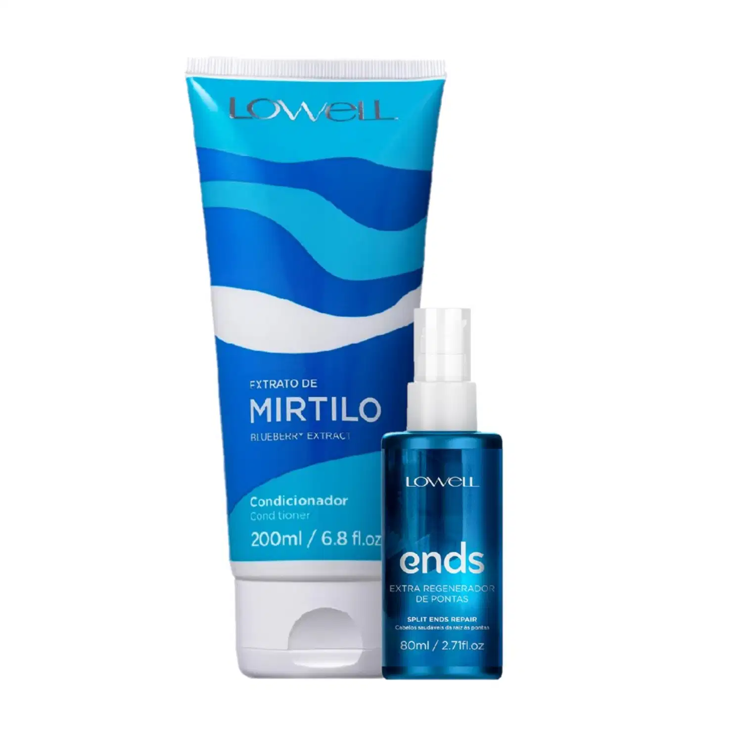 Kit Lowell Extrato de Mirtilo Hidratação Regeneradora (2 Produtos)