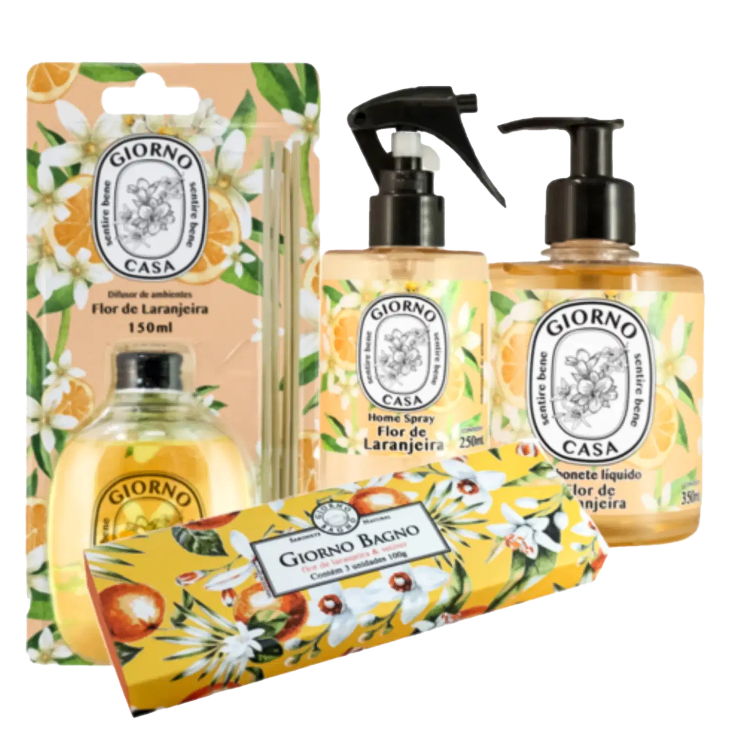 Kit Giorno Flor de Laranjeira (4 produtos)