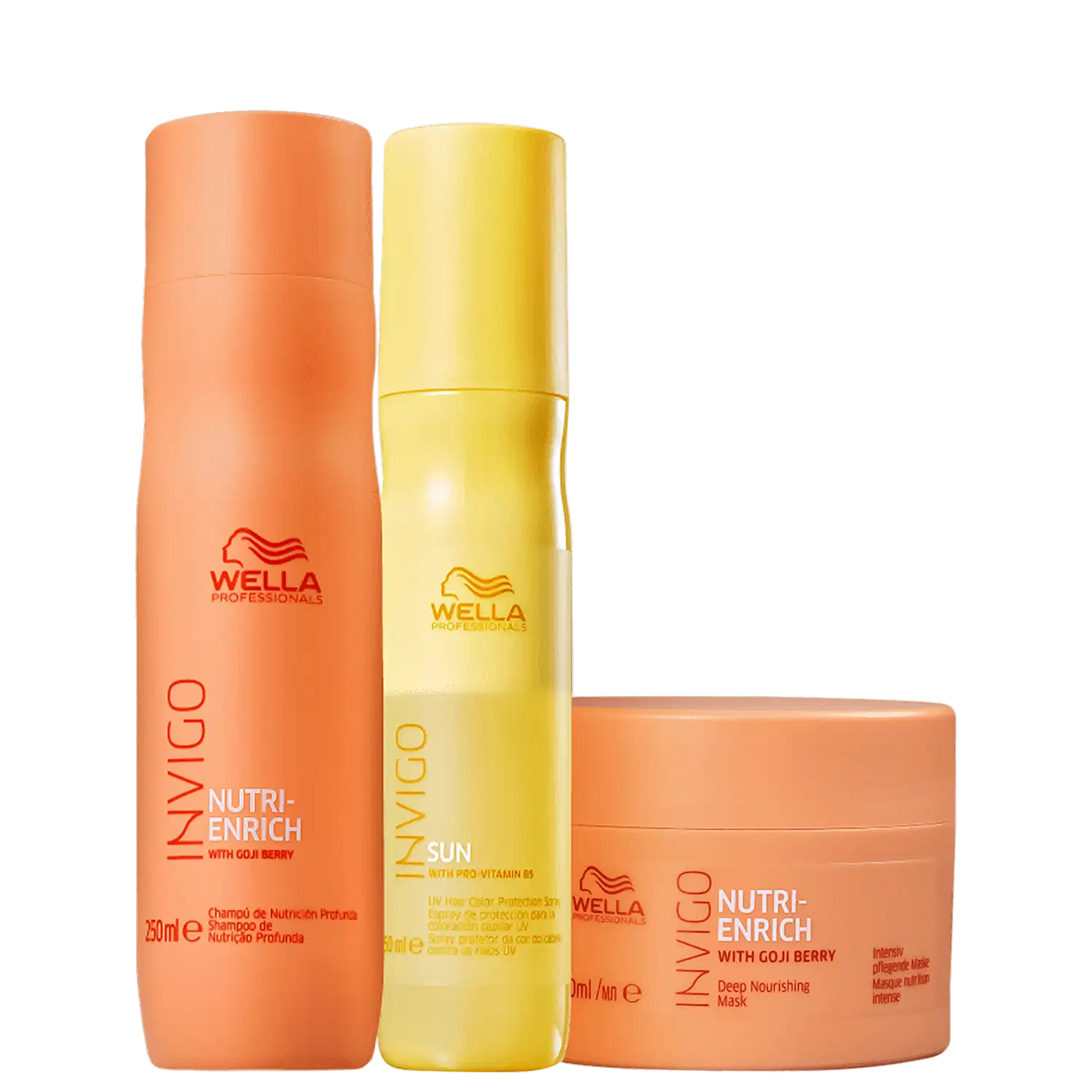 Kit Wella Professionals Invigo Nutri-Enrich Sun Trio Super (3 Produtos)