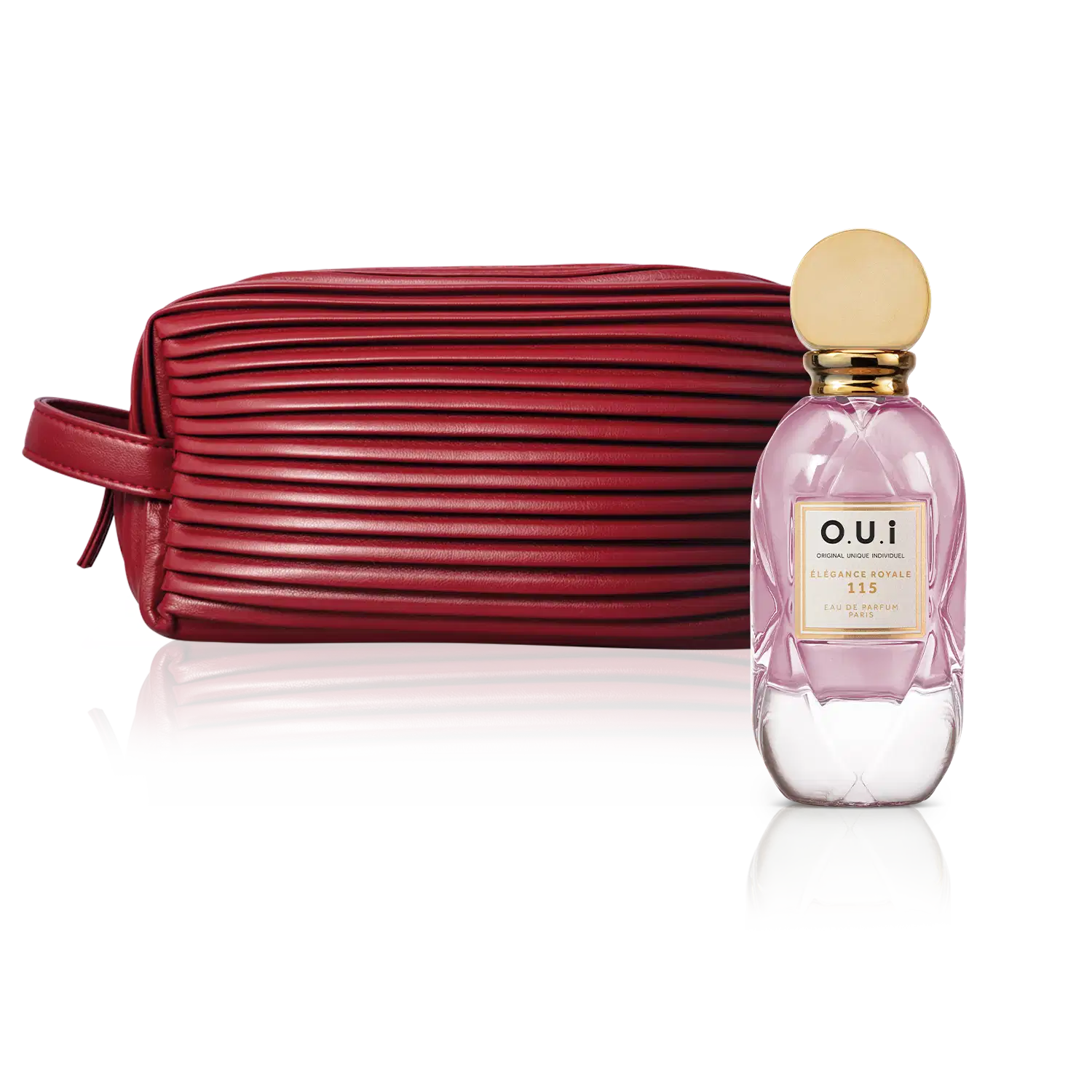Combo Élégance Royale 115 - Eau de Parfum Feminino 75ml + Nécessaire Vermelho Feminino