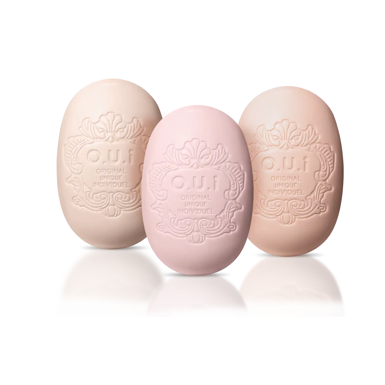 Combo O.U.i Sabonete Perfumado: L’Amour-Esse 142 90g + Iconique 001 90g + Jardin De Grasse 90g