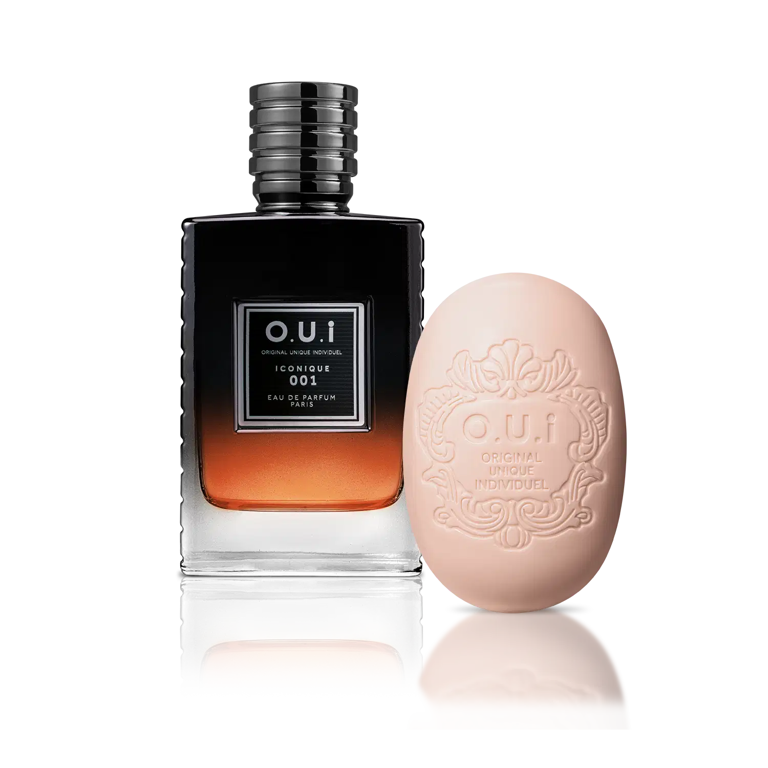 Combo O.U.i Iconique 001: Sabonete em Barra 90g + Eau de Parfum Masculino 75ml