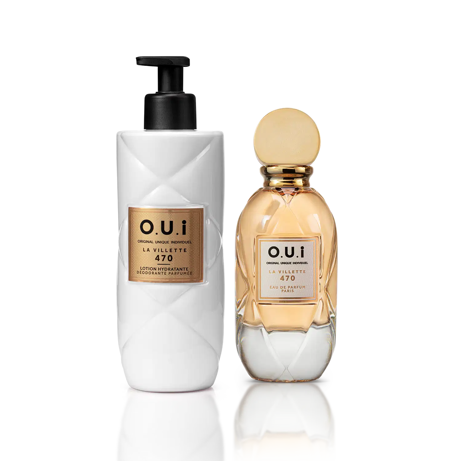 Combo O.U.i La Villette 470: Loção Corporal 400ml + Eau de Parfum Feminino 75ml
