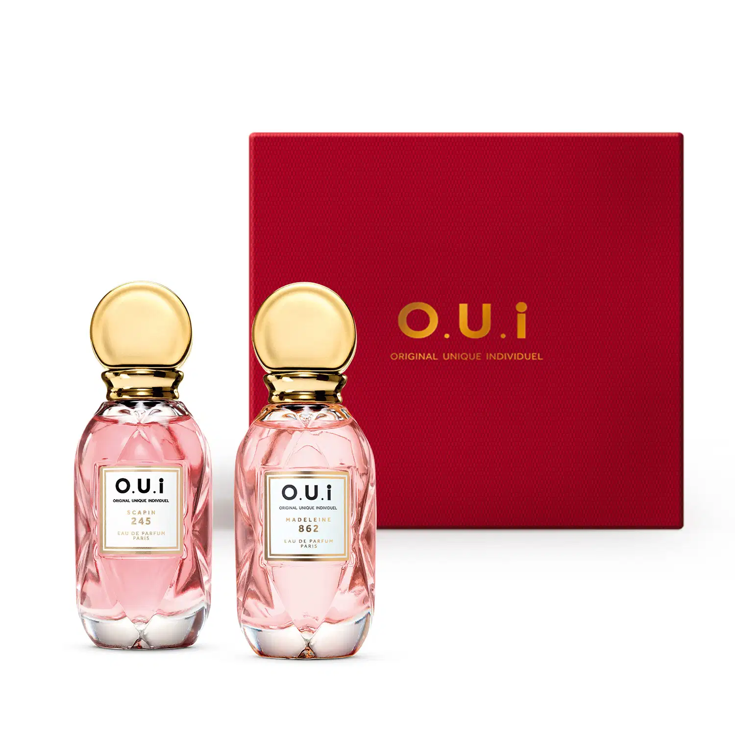 Combo O.U.i Presente: Scapin 245 Eau de Parfum 30ml + Madeleine 862 30ml + Caixa