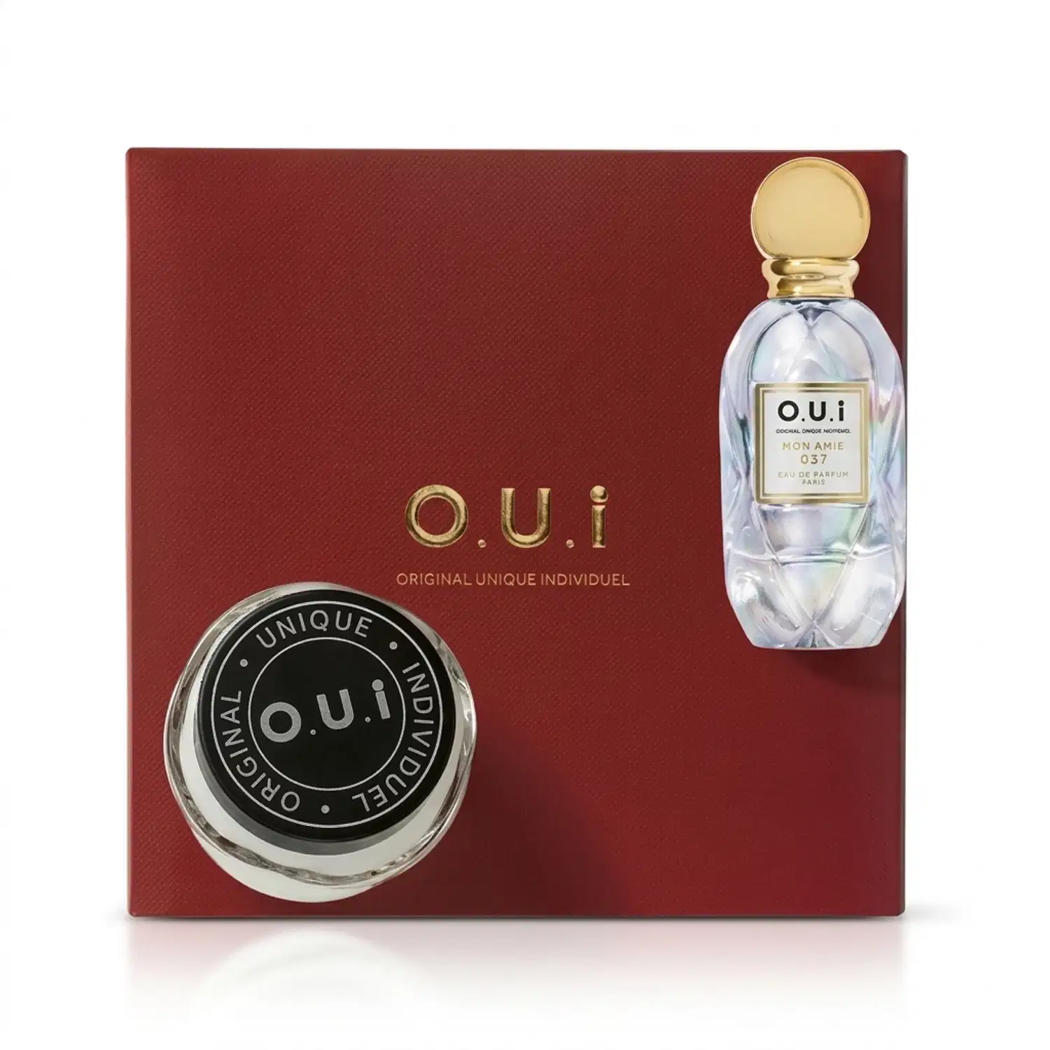 Combo O.U.i Mon Amie 037: Eau de Parfum 75ml + Balm Aveludado 200g + Caixa