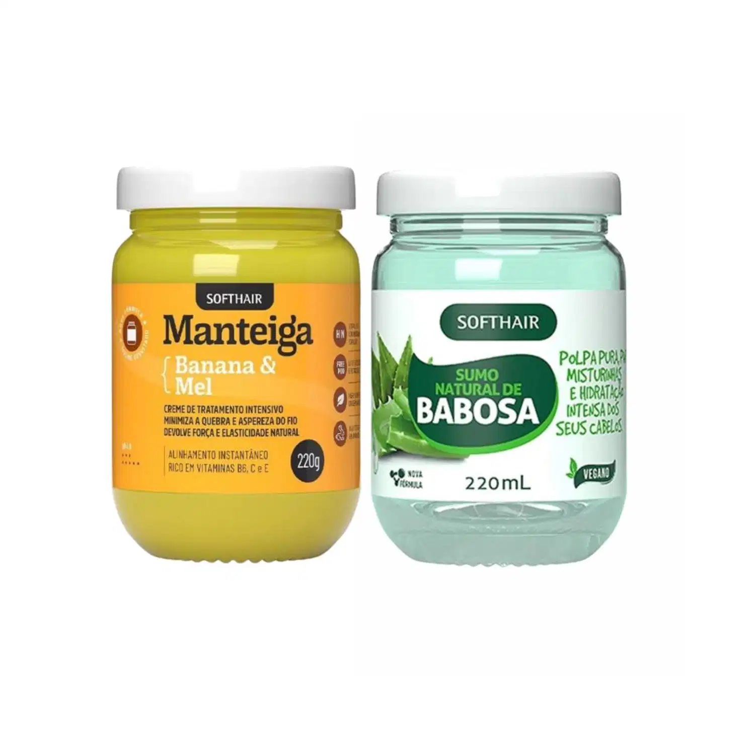 Babosa Para Cabelo Sumo Natural E Manteiga De Banana E Mel — foto 2