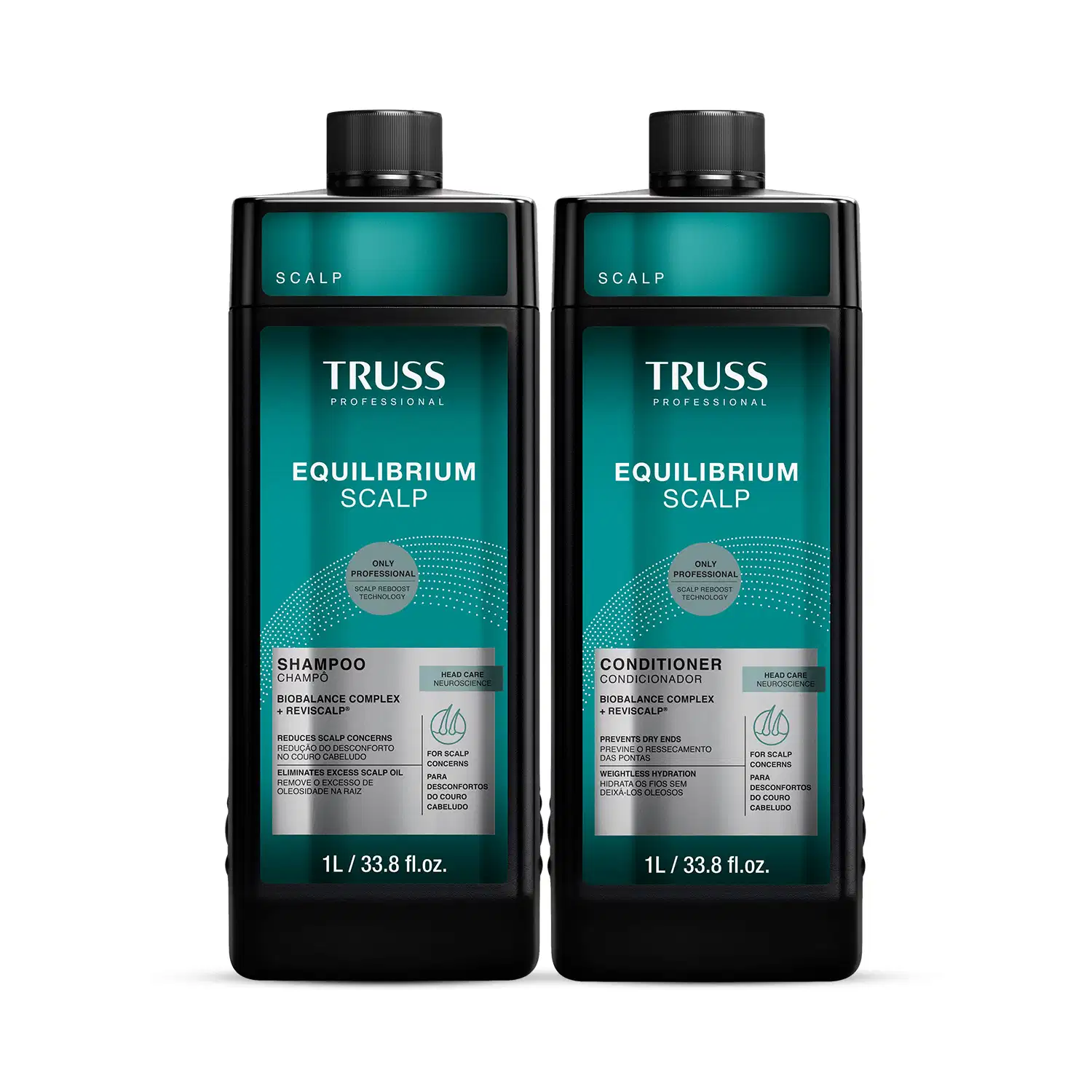 Combo Truss Equilibrium Scalp: Shampoo 1L + Condicionador 1L