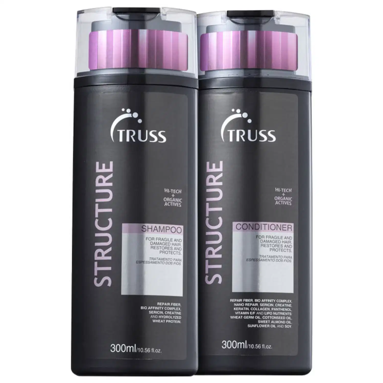 Combo Structure: Shampoo 300ml + Condicionador 300ml