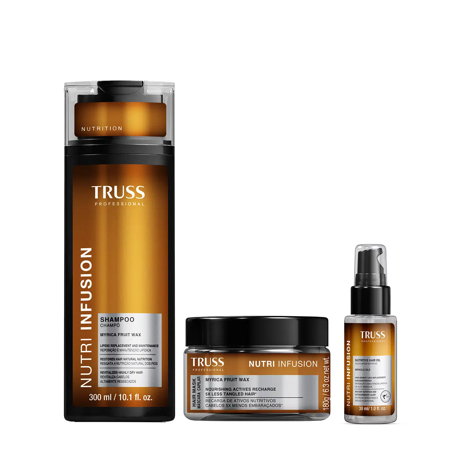 Kit TRUSS Nutri Infusion Nutritivo (3 Produtos)