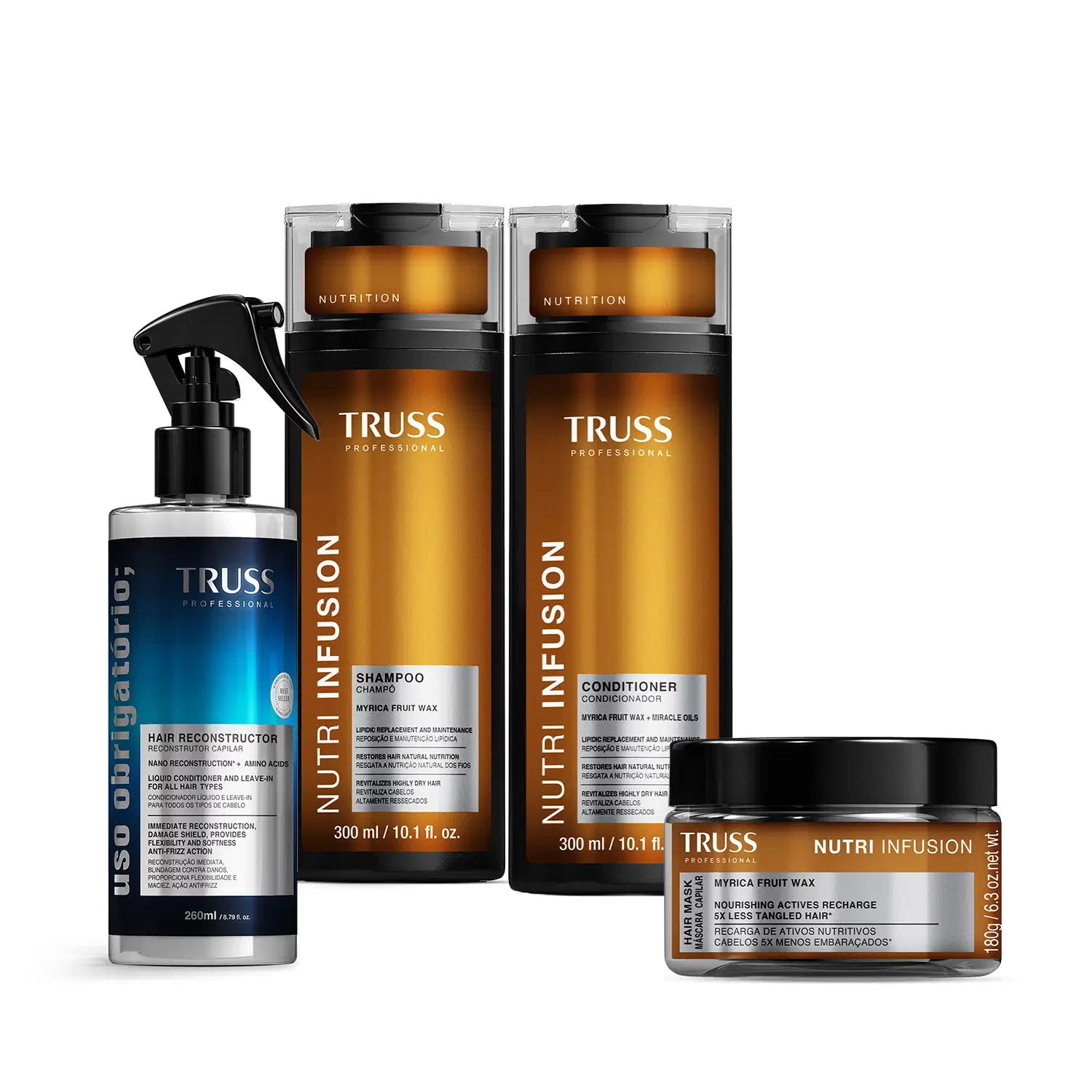 Kit Truss Nutrição Completa e Reconstrução (4 itens)