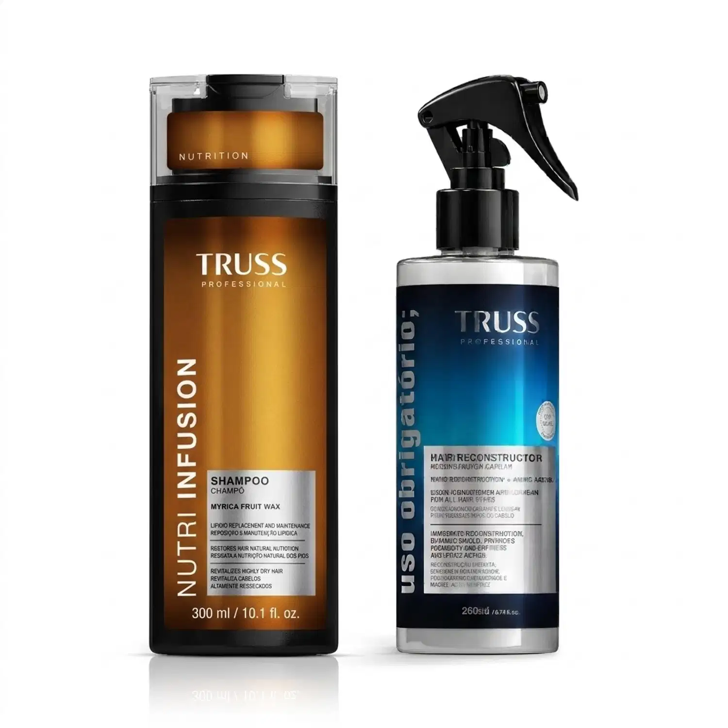 Combo Shampoo Nutri Infusion 300ml + Spray Uso Obrigatório 260ml