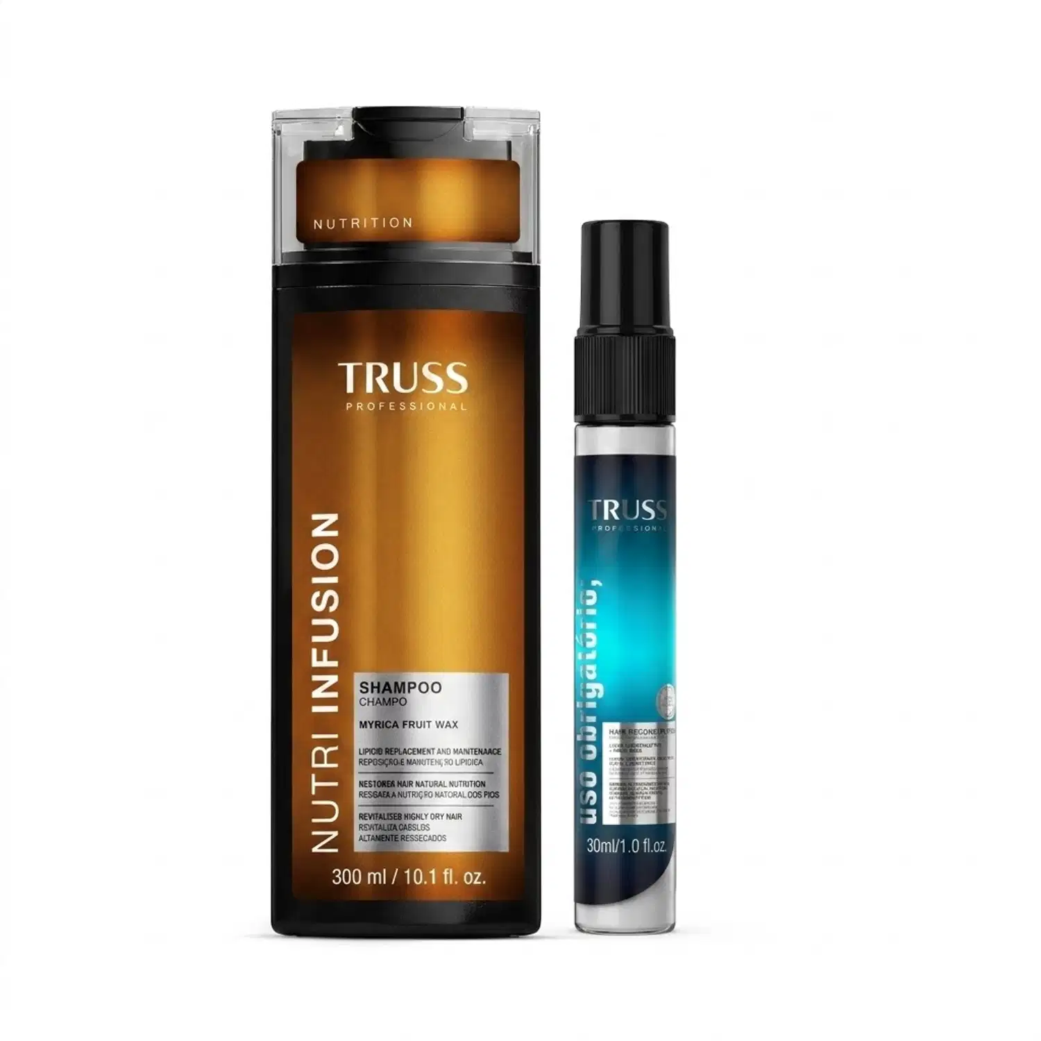 Combo Shampoo Nutri Infusion 300ml + Spray Uso Obrigatório Travel Size 30ml