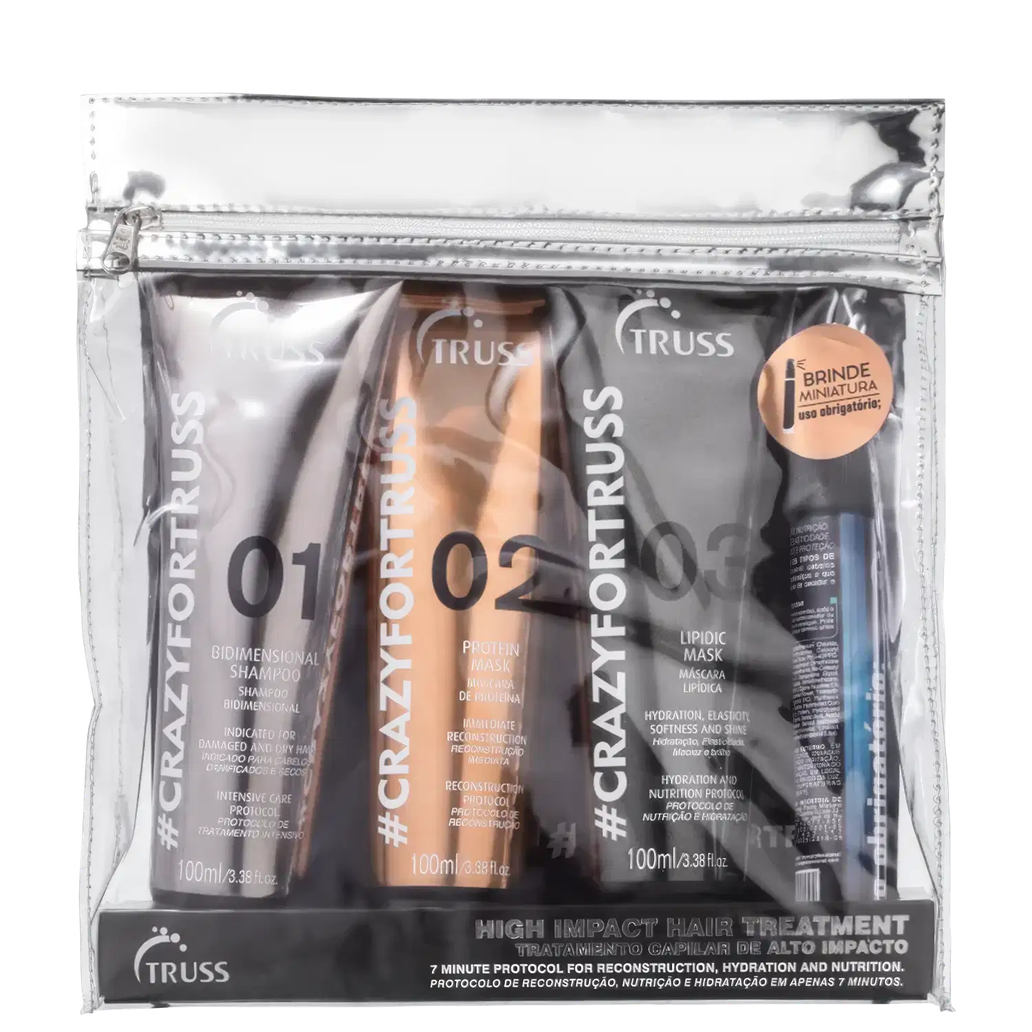 Kit de Tratamento de Choque Rápido (4 itens)