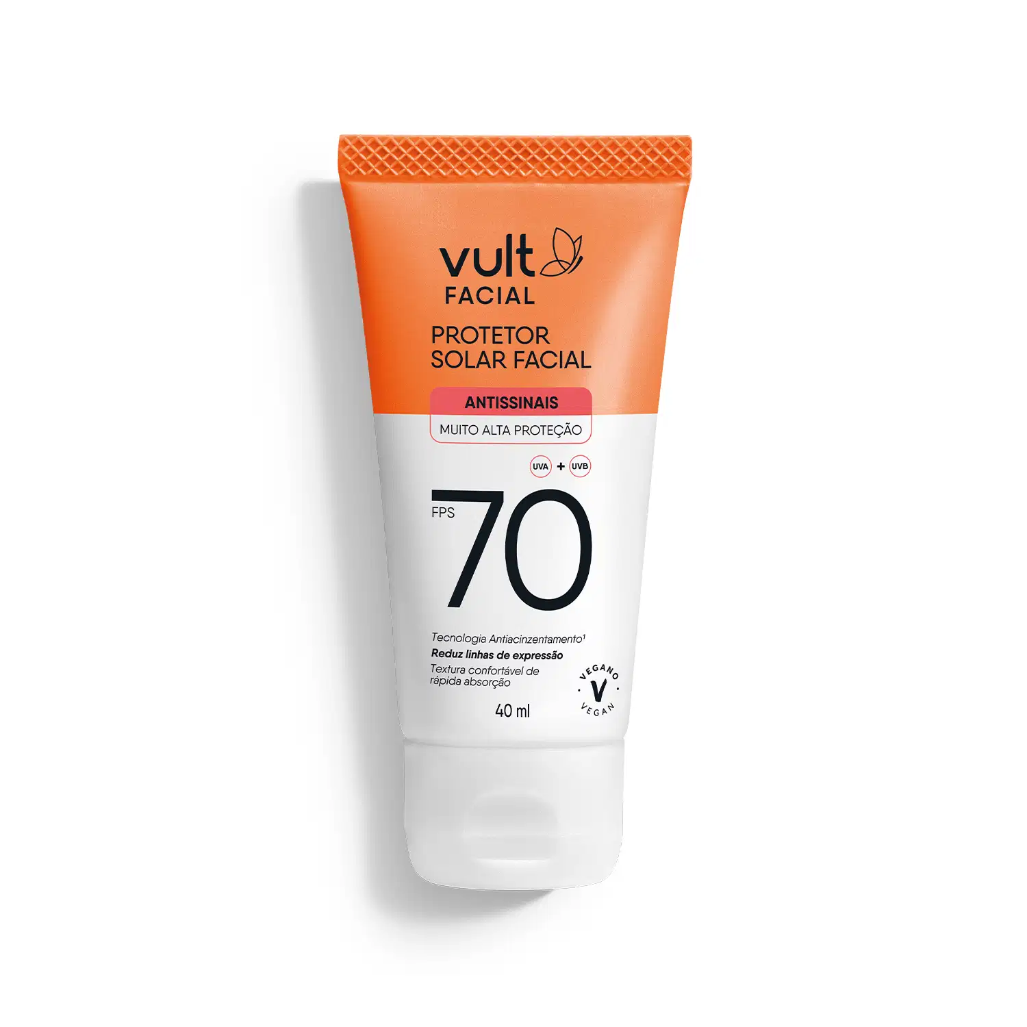 Vult Antissinais FPS 70 - Protetor Solar Facial 40ml — foto 2
