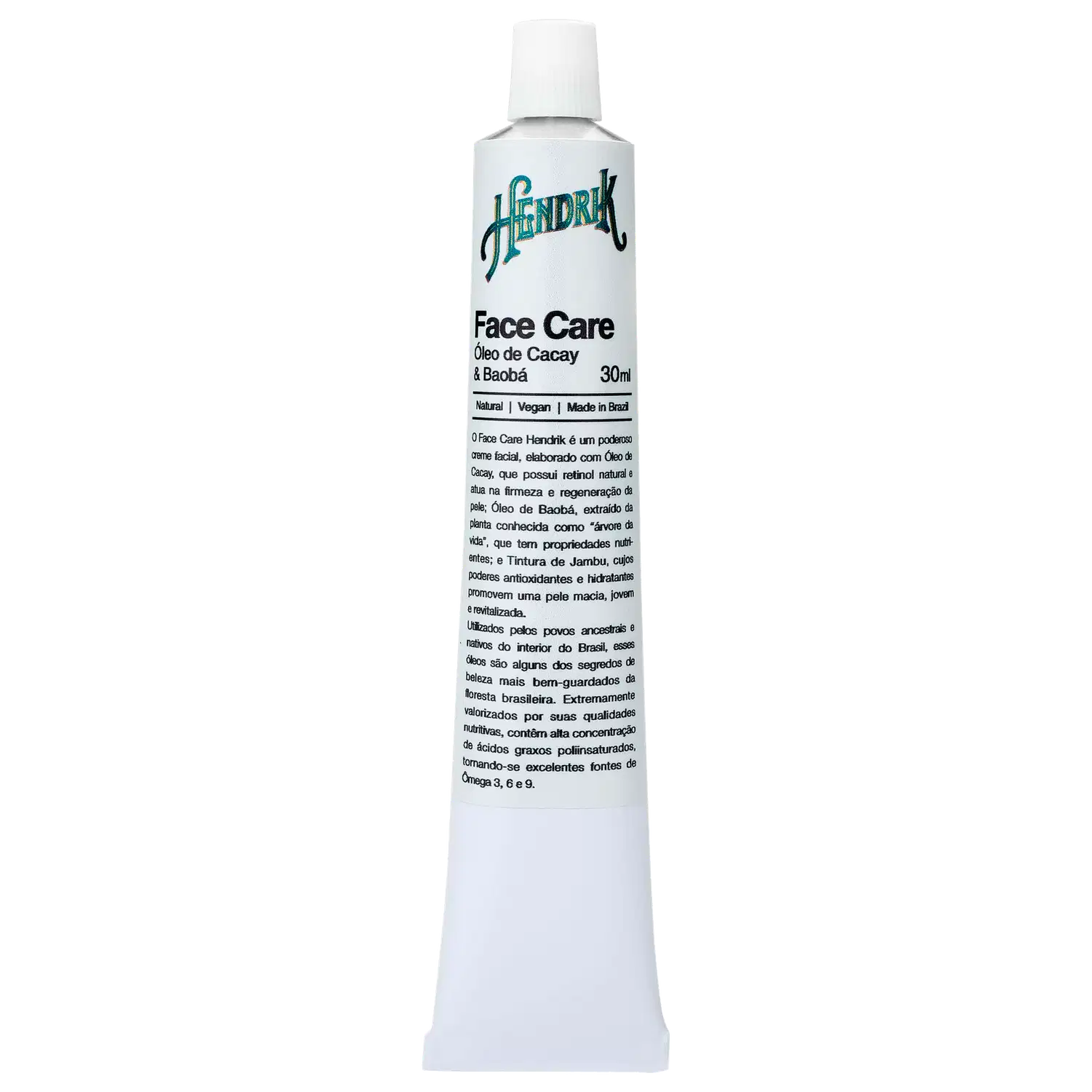 Hendrik Face Care Óleo de Cacay & Baobá - Hidratante Facial 30g