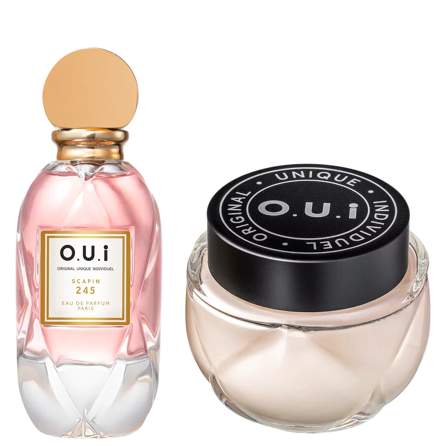 Conjunto Scapin 245 & L’Amour-Esse 142 O.U.i Feminino - Eau de Parfum 75ml + Hidratante Corporal 200g