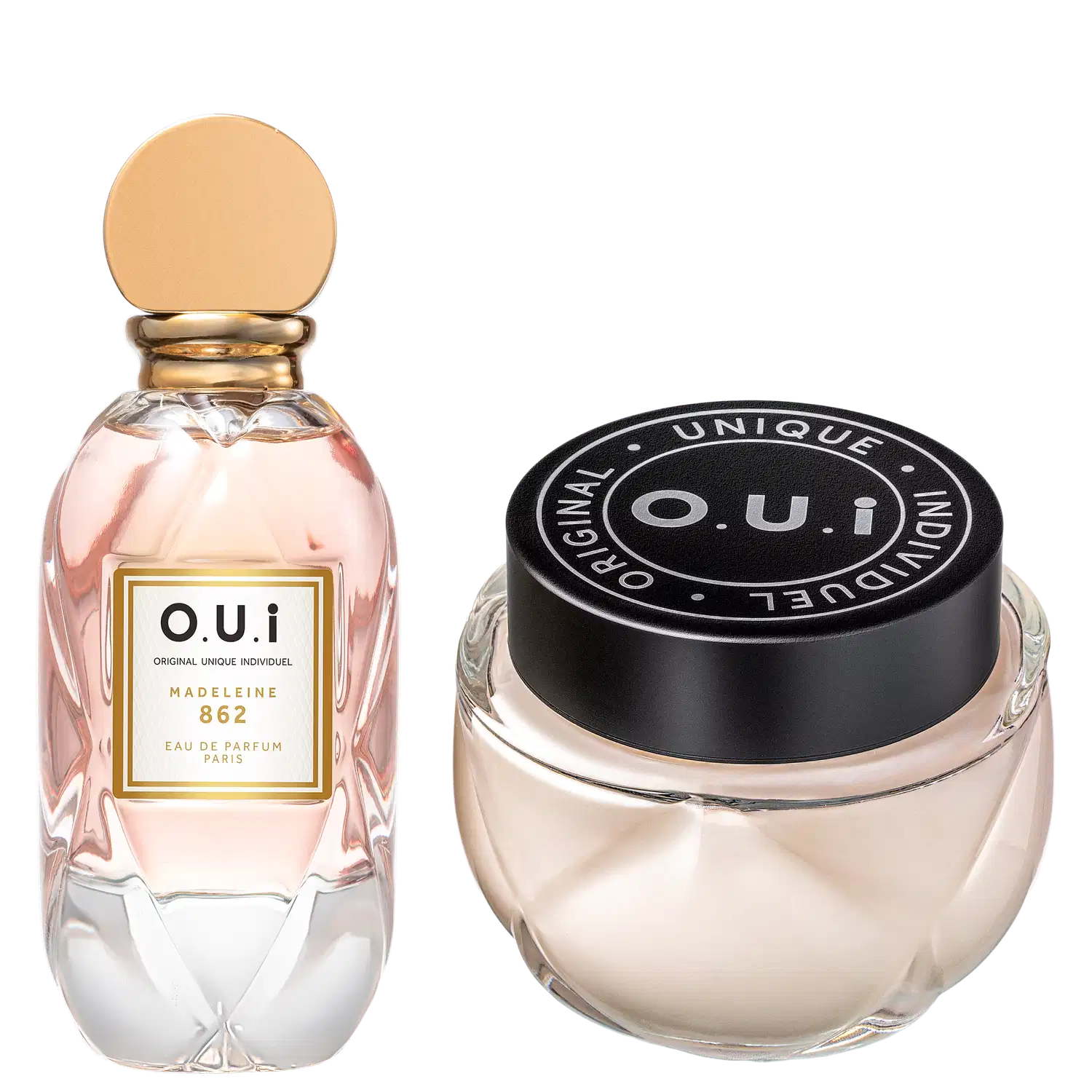 Conjunto Madeleine 862 & L’Amour-Esse 142 O.U.i Feminino - Eau de Parfum 75ml + Hidratante Corporal 200g