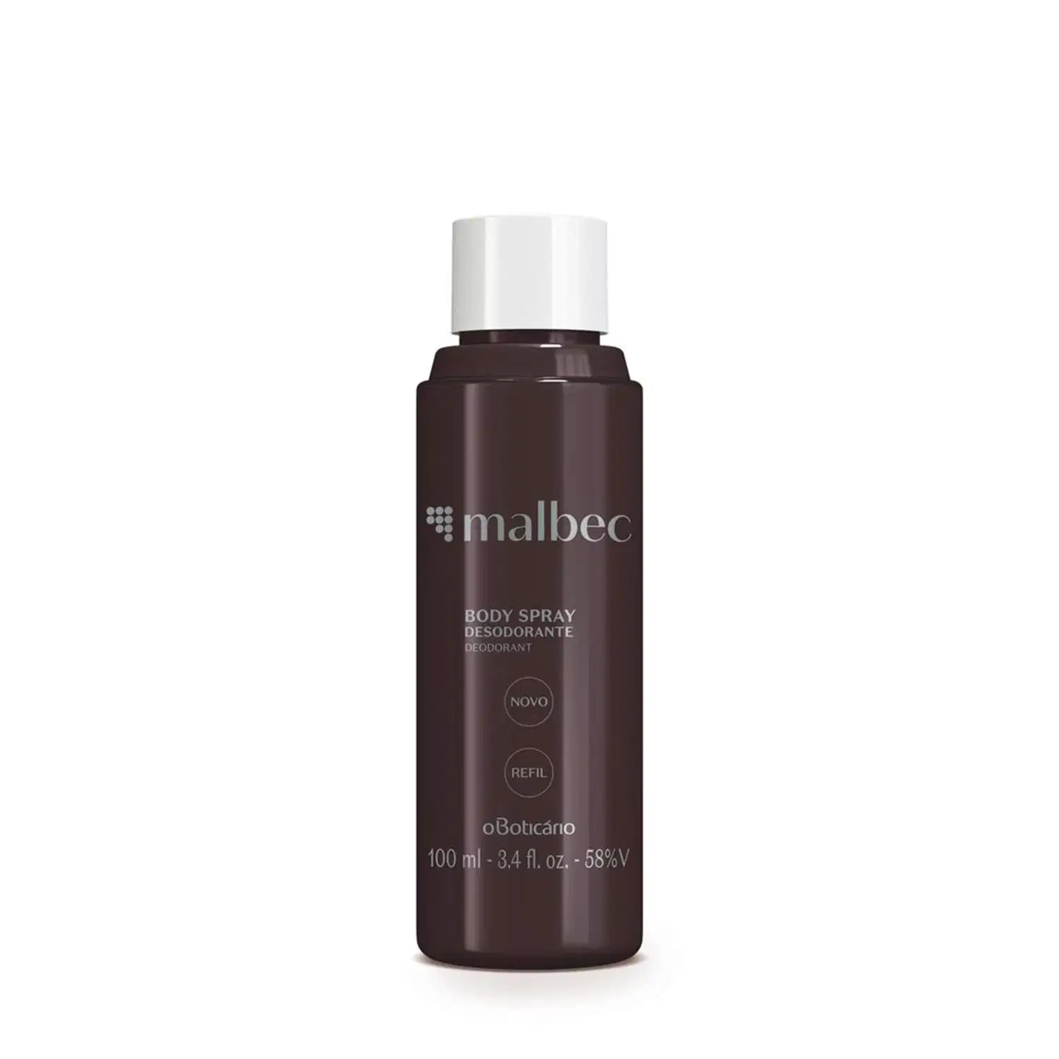 Refil Desodorante Body Spray Malbec 100ml