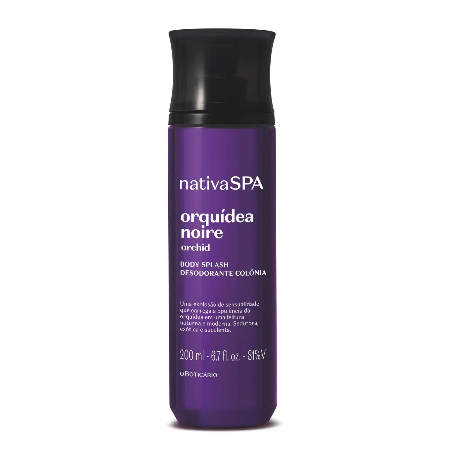 Body Splash Nativa Spa Orquídea Noire 200ml