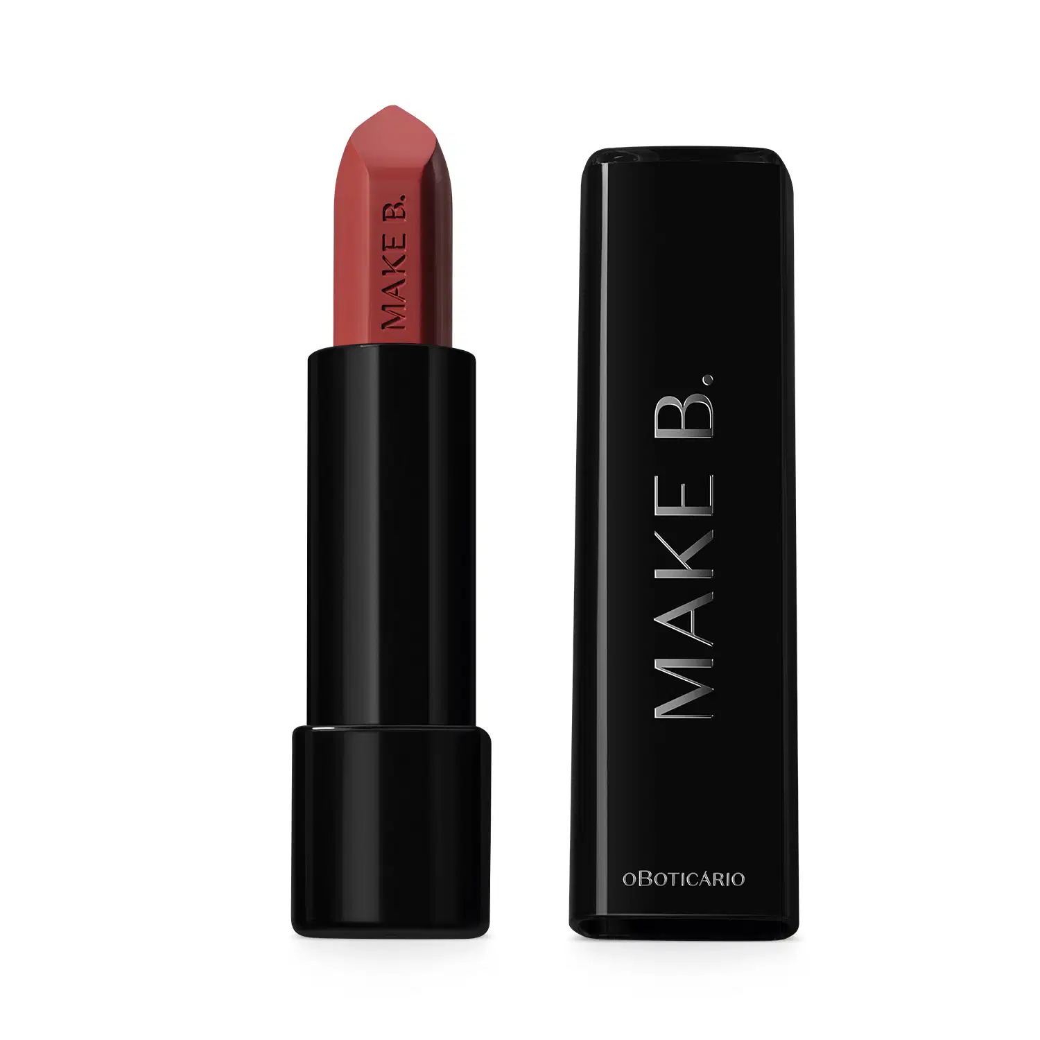 o Boticário Make B. Hot Brown - Batom Matte 4g