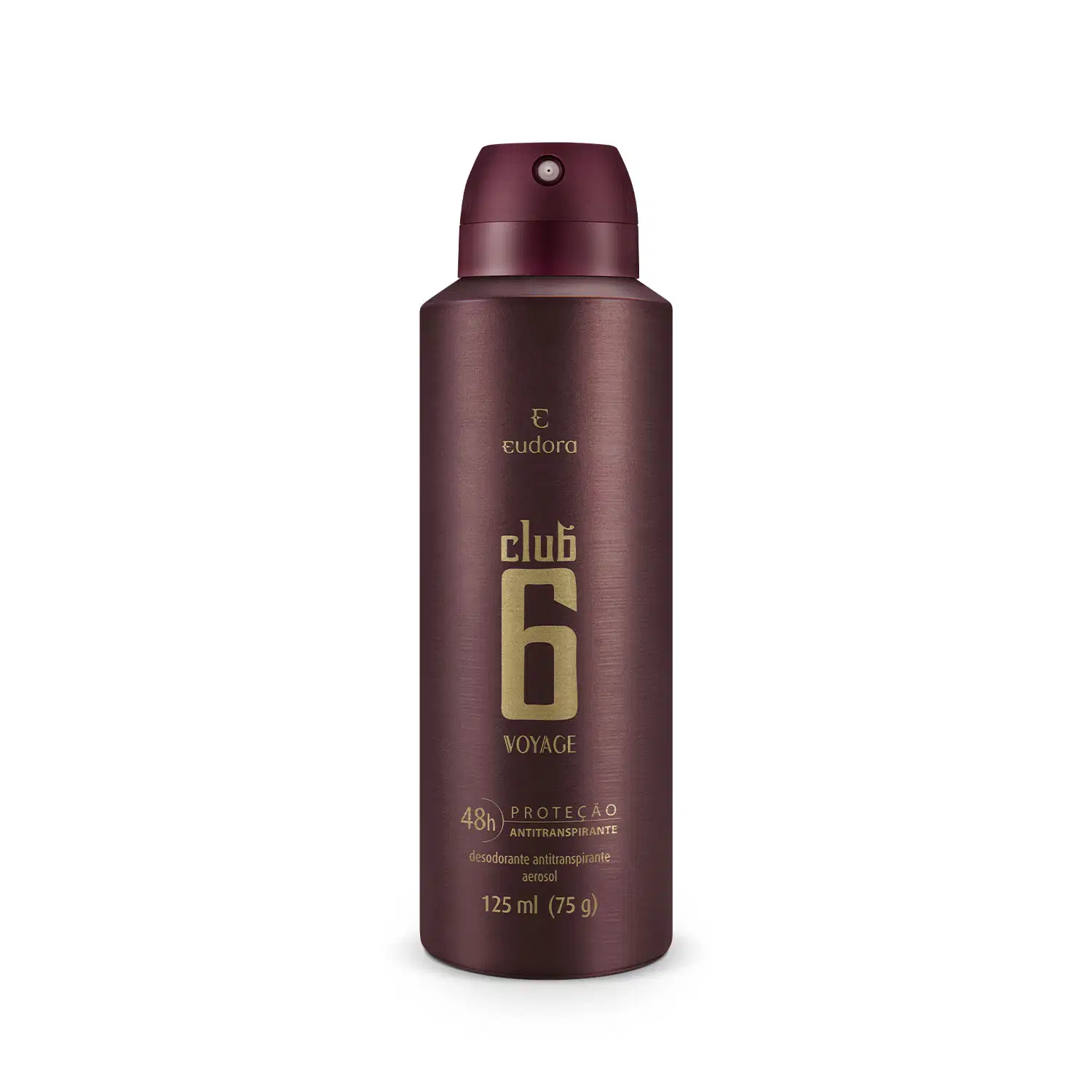 Desodorante Antitranspirante Aerossol Club 6 Voyage 125ml/75g