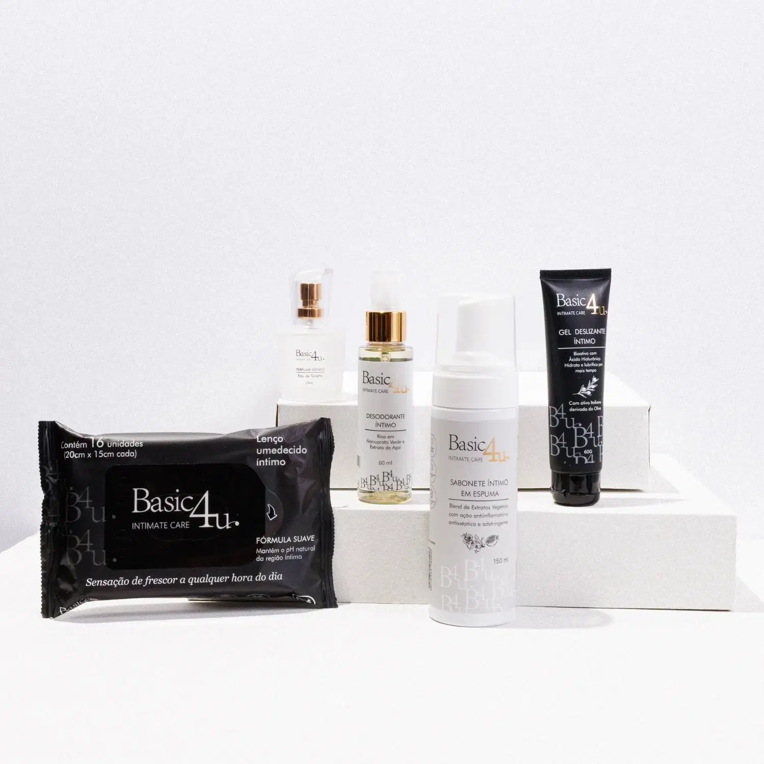 Kit Best-Sellers Basic4u: Os mais Amados Rotina íntima completa