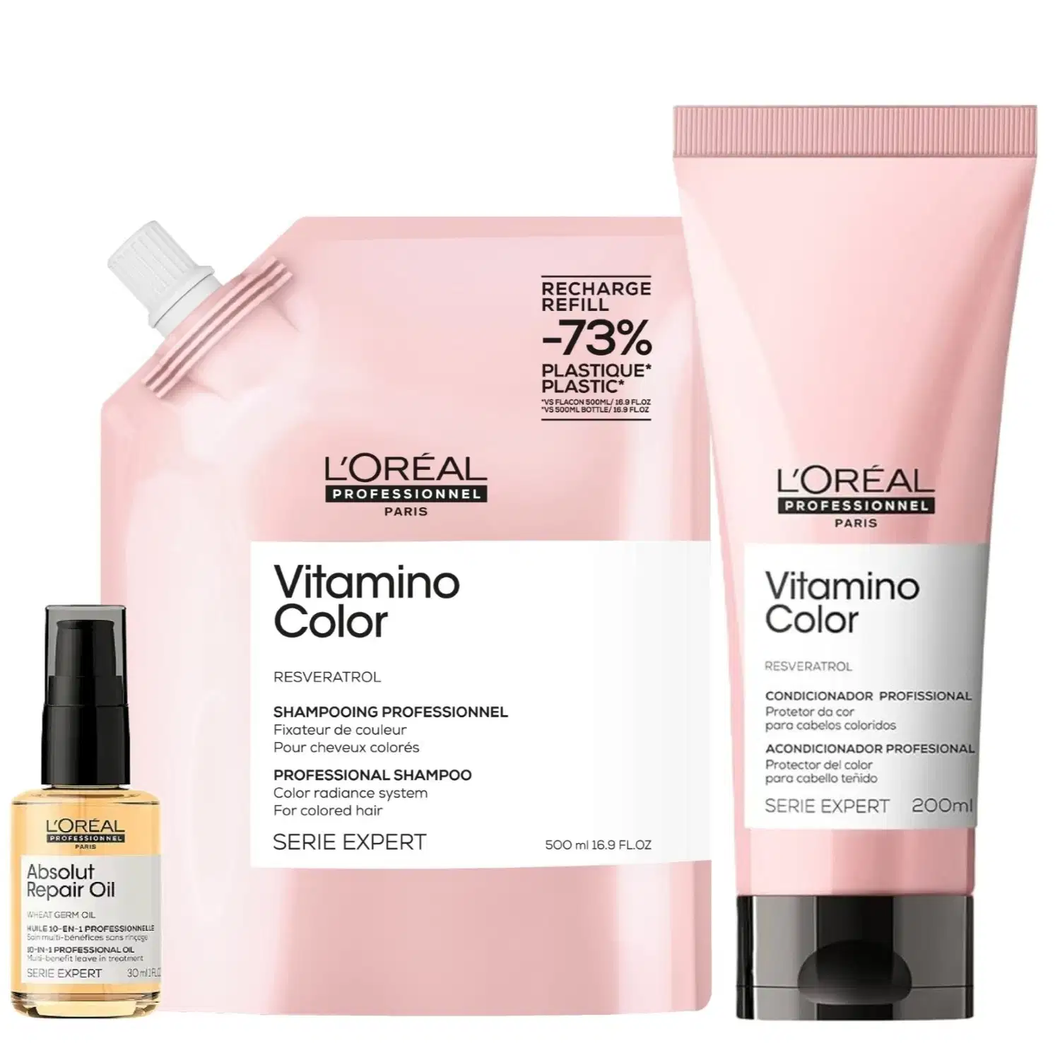 Trio L'Oréal Professionnel Vitamino Color Resveratrol (3 Produtos)