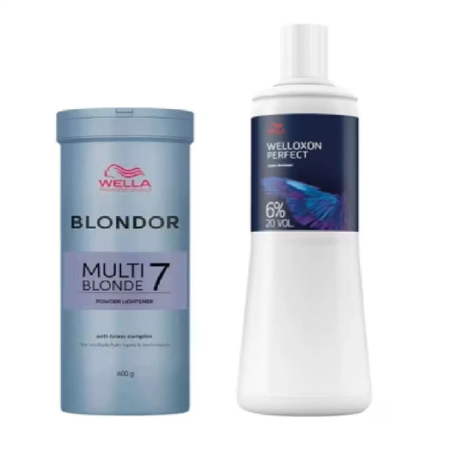 Kit Wella Professionals Blondor Pó Descolorante 400g + Ox 20v 1l