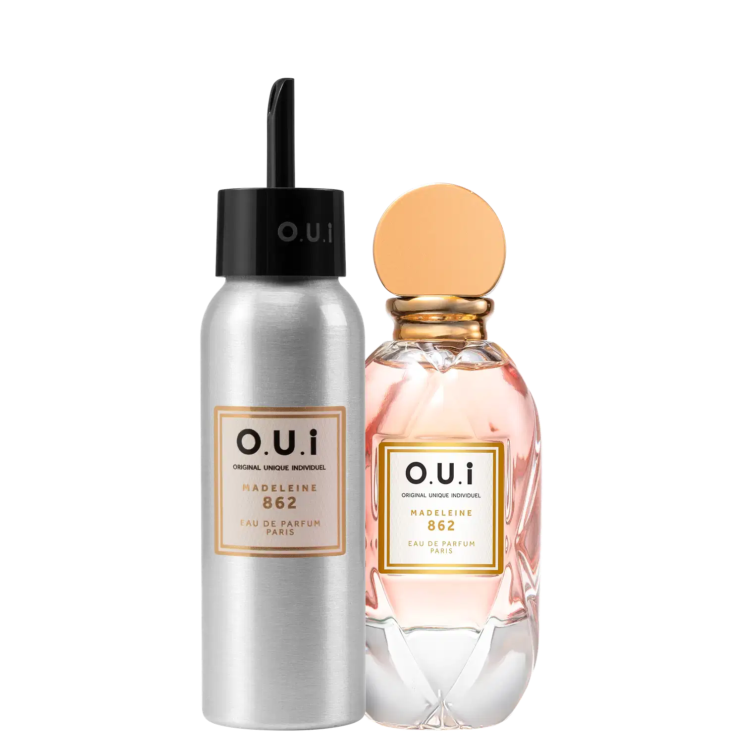 Kit O.U.i Madeleine 862 Feminino - Eau de Parfum 75ml + Refil 75ml