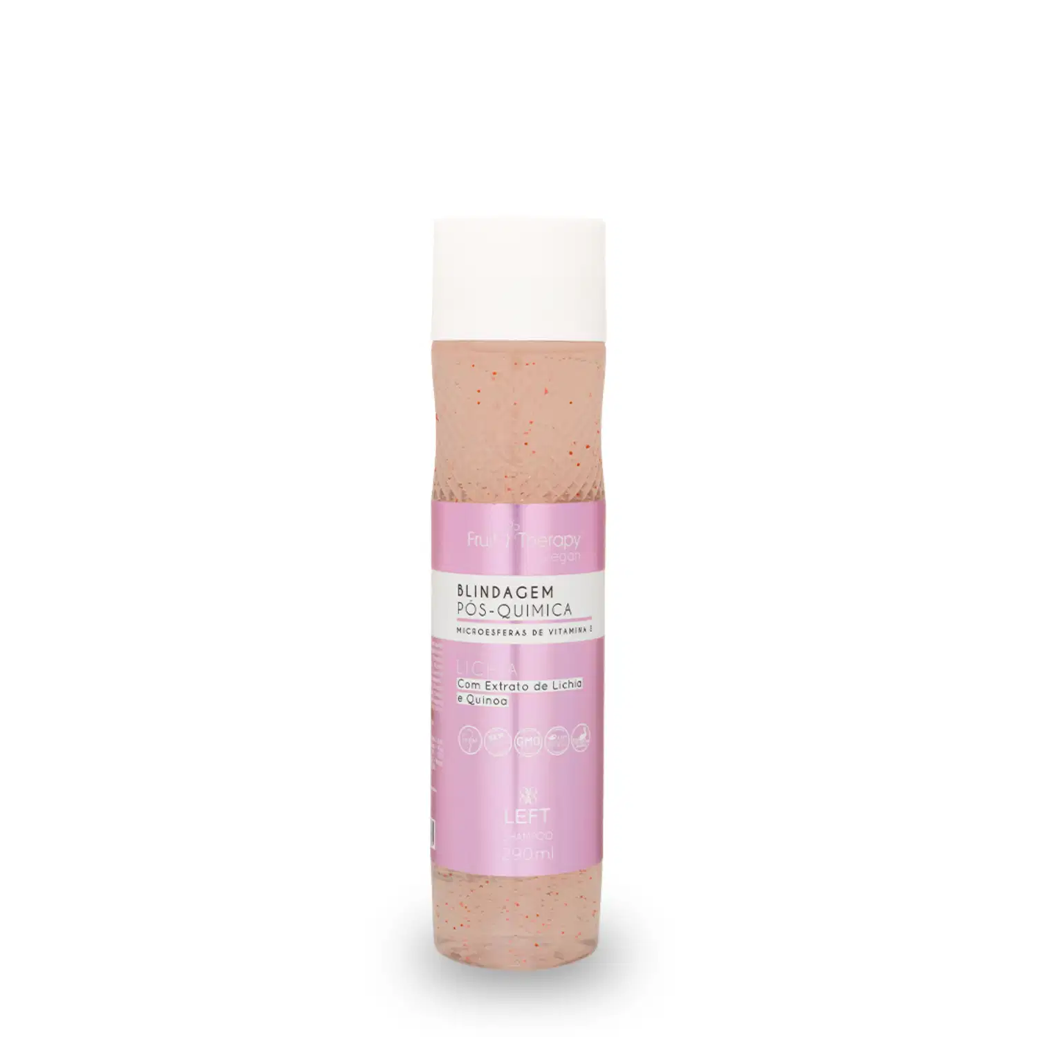 Left Cosméticos Fruit Therapy Vegan Lichia Blindagem Pós-Química - Shampoo 290ml