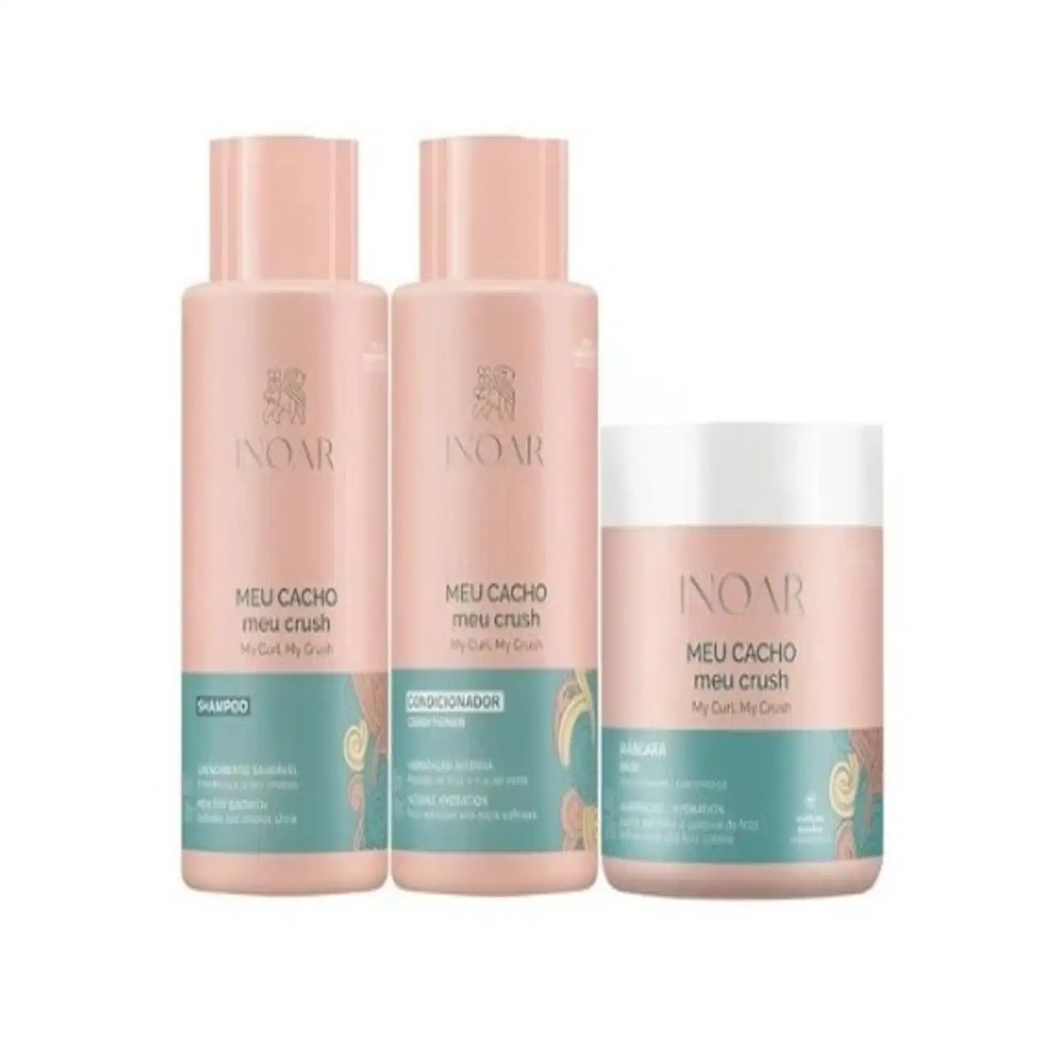 Inoar Meu Cacho Meu Crush Kit 3 produtos Hidratação