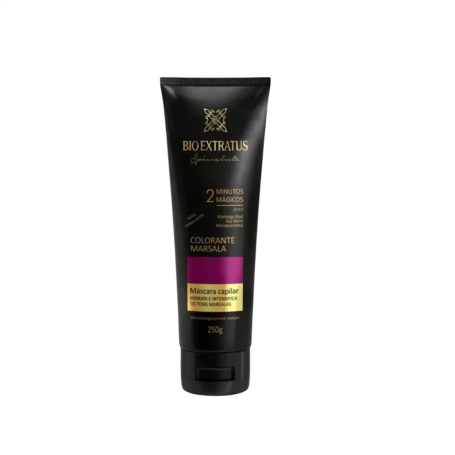 BIO EXTRATUS SPECIALISTE MÁSCARA MATIZANTE COR MARSALA 250G