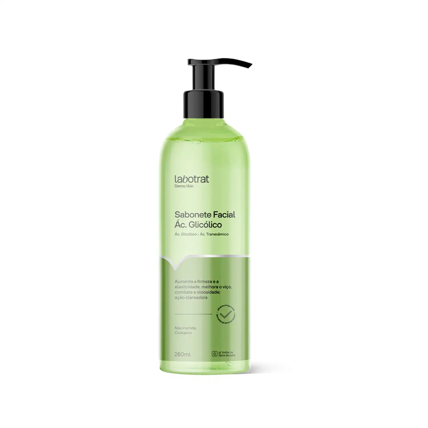 Sabonete Facial Ácido Glicólico Dermo Skin Labotrat 280ml
