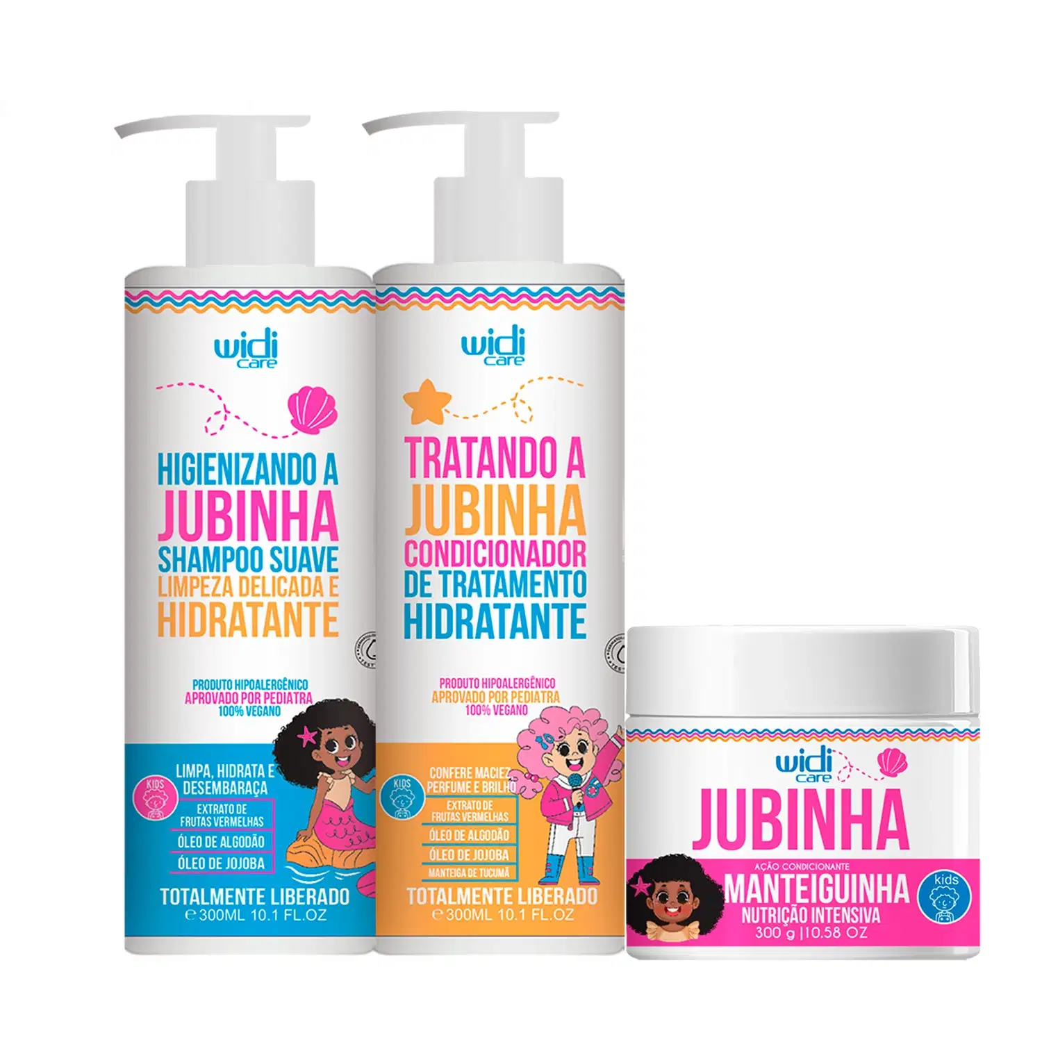 Kit Widi Care Jubinha Trio (3 Produtos)