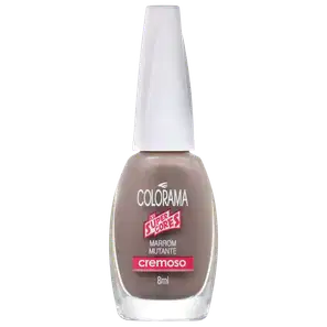 Colorama As Super Cores Marrom Mutante - Esmalte Cremoso 8ml