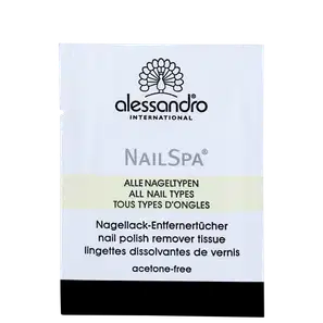 Alessandro International Nail Spa Lotus - Lenço Removedor de Esmalte