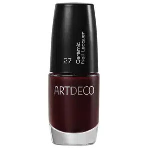 Artdeco Ceramic Nail Lacquer 27 Black Red - Esmalte Cremoso 6ml