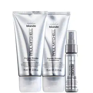 Paul Mitchell Forever Blonde - Shampoo 75ml + Condicionador 75ml + Tratamento 25ml
