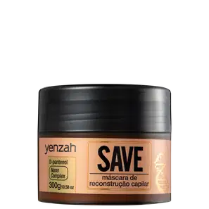 Yenzah Save Reconstrução Capilar - Máscara de Reconstrução 300g